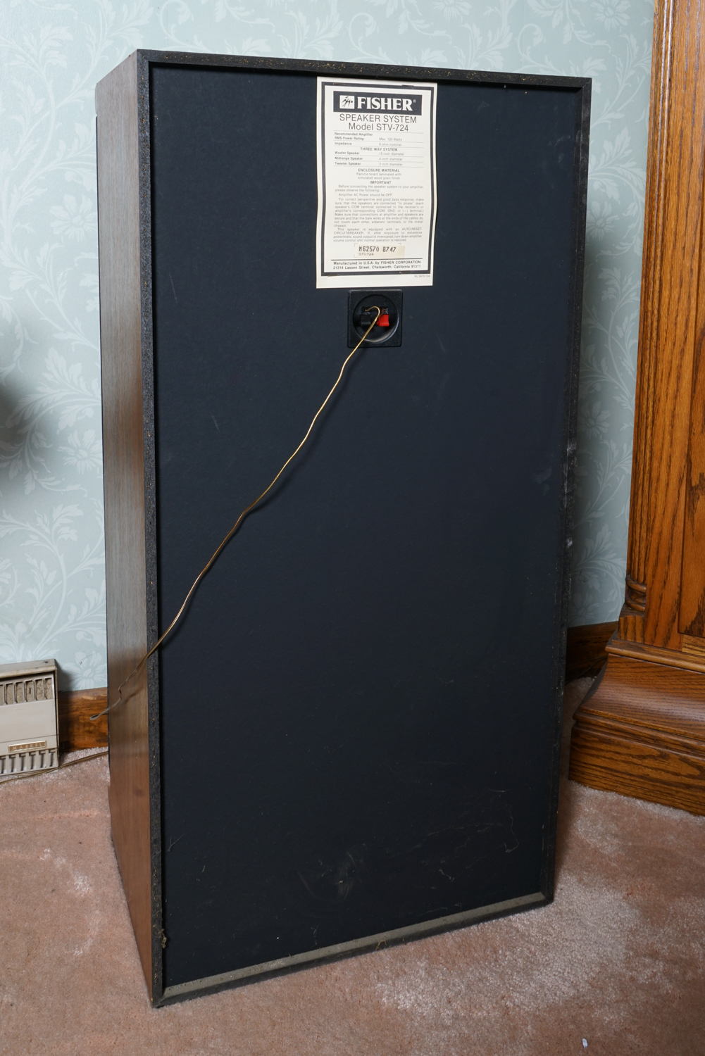 Pair of Fisher System Speakers