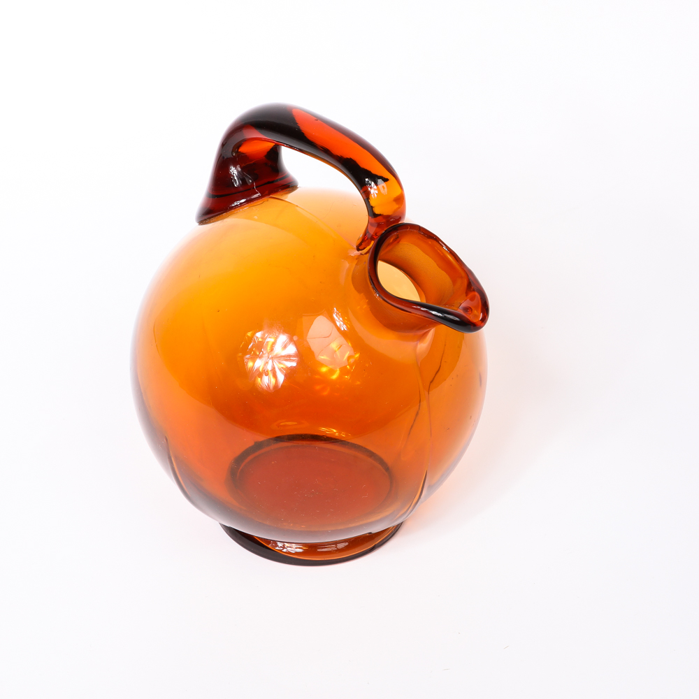 Circa 1930s Cambridge Amber Glass Decanter