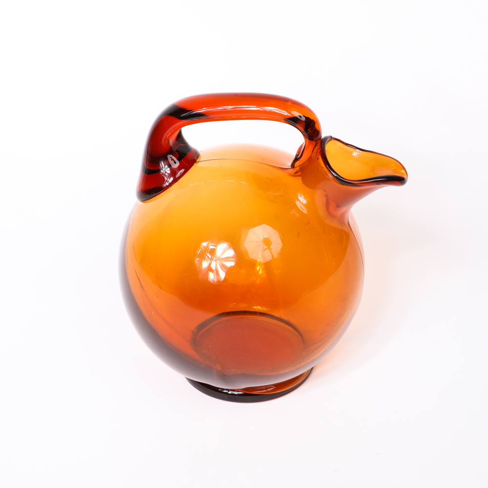 Circa 1930s Cambridge Amber Glass Decanter