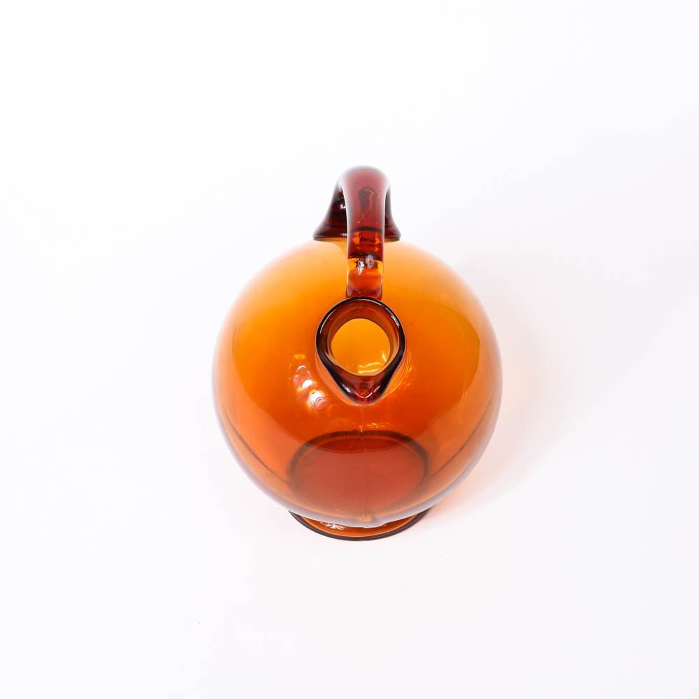 Circa 1930s Cambridge Amber Glass Decanter