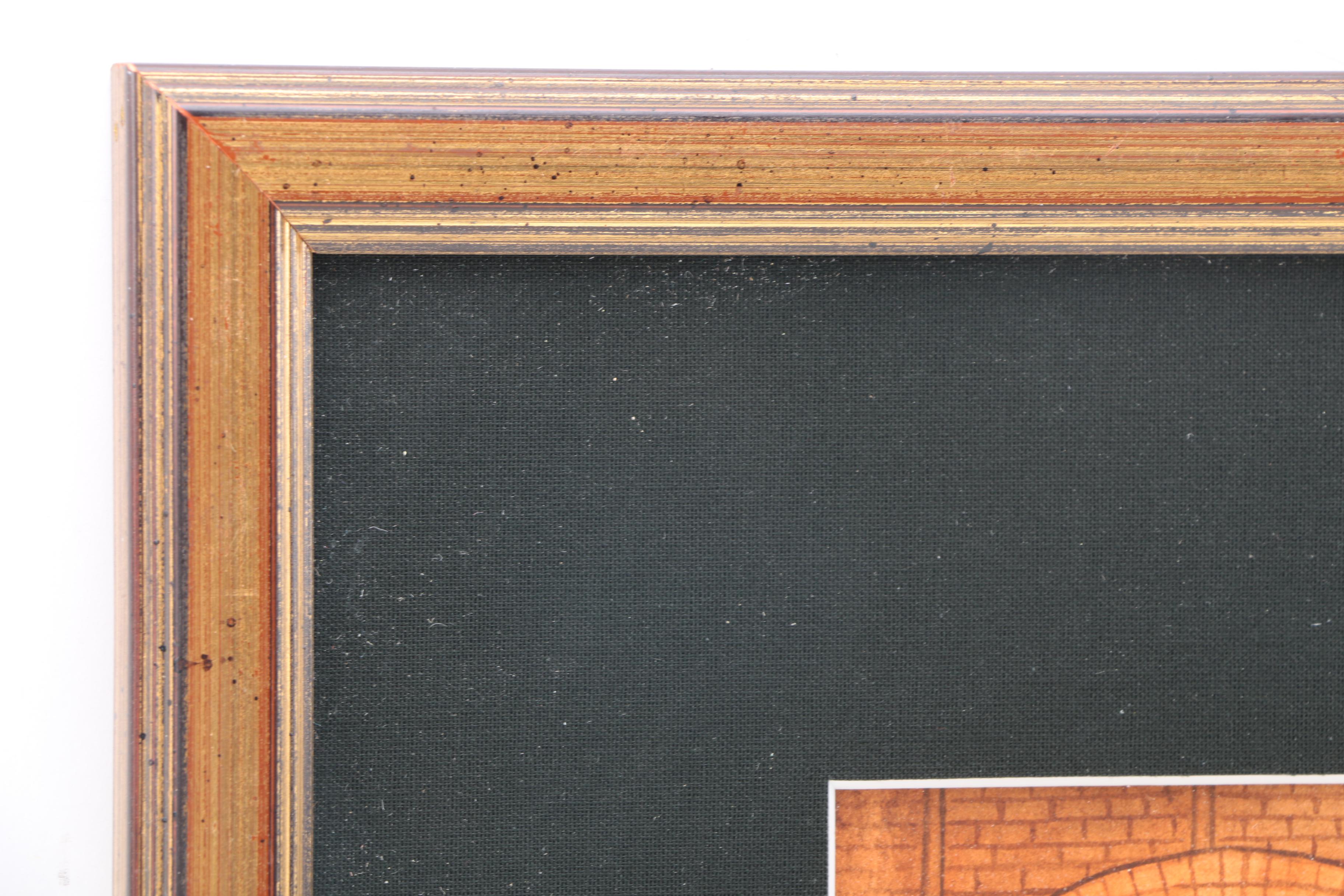 Signed Gail Bryant Fille Watercolor on Paper