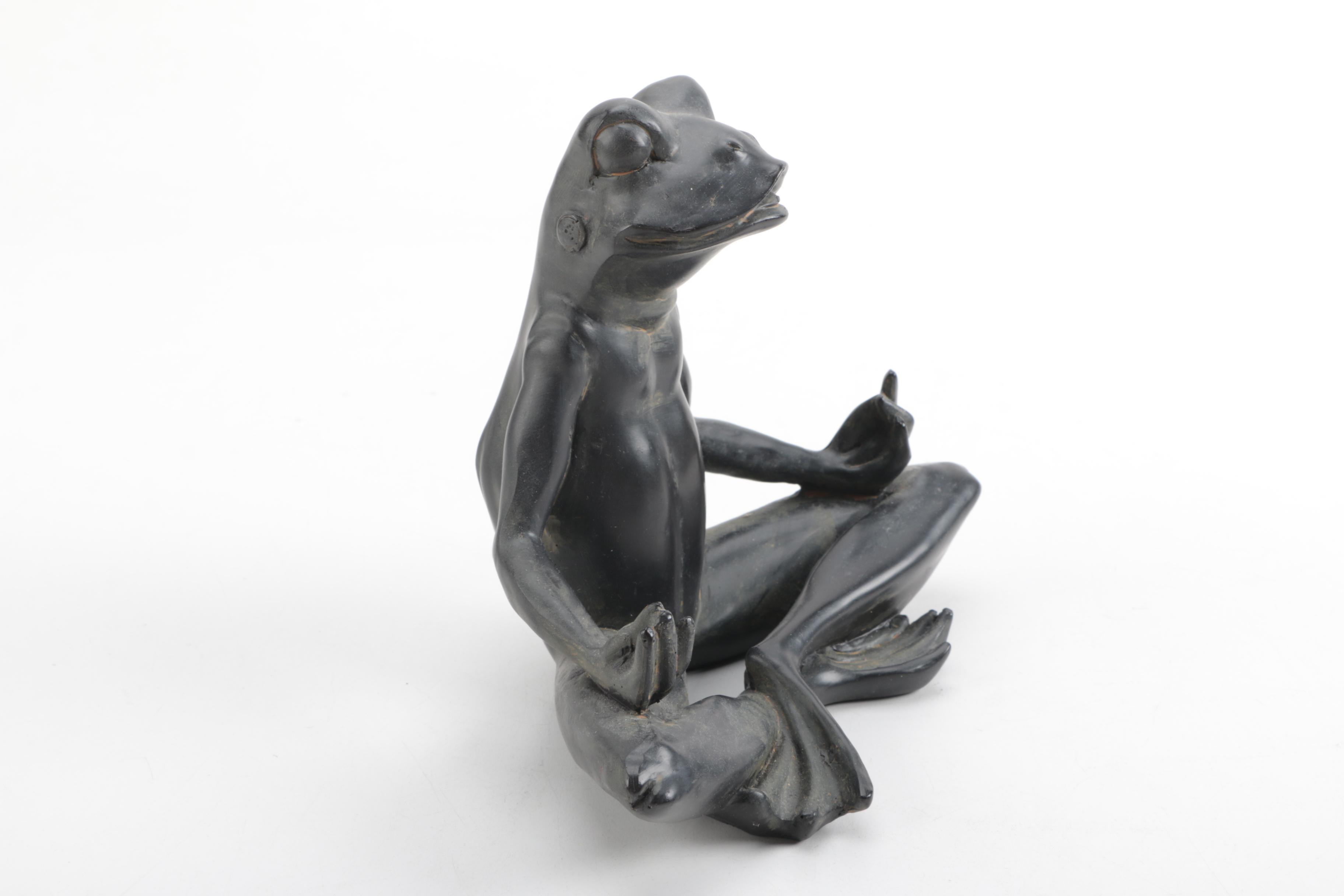 Frog and Turtle Figurines