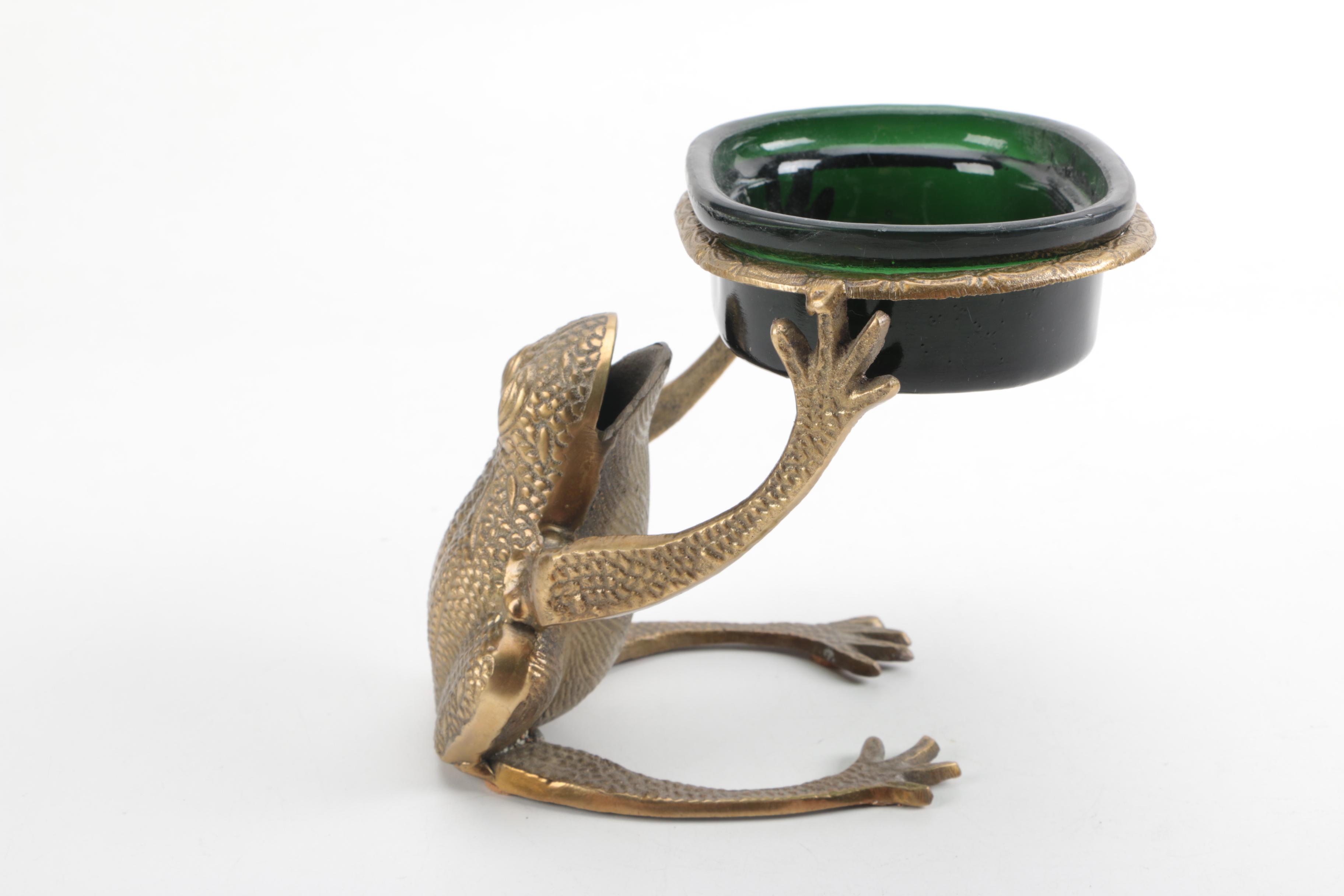 Frog and Turtle Figurines