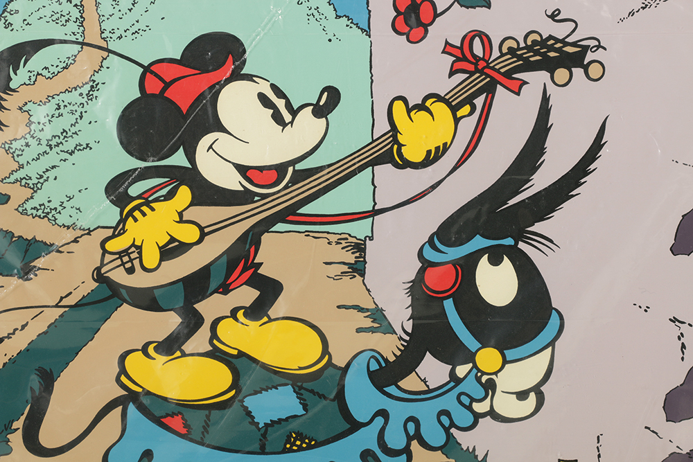 Serigraph Poster for Walt Disney's "Mickey Mouse 'Ye Olden Days'"