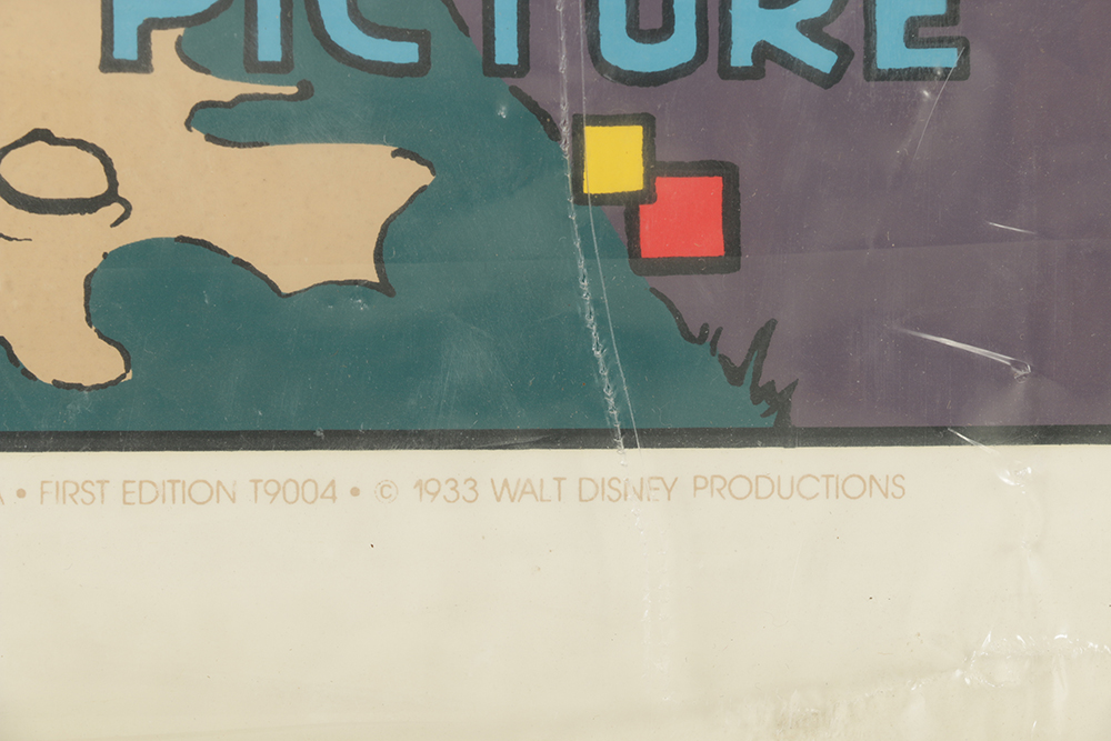 Serigraph Poster for Walt Disney's "Mickey Mouse 'Ye Olden Days'"