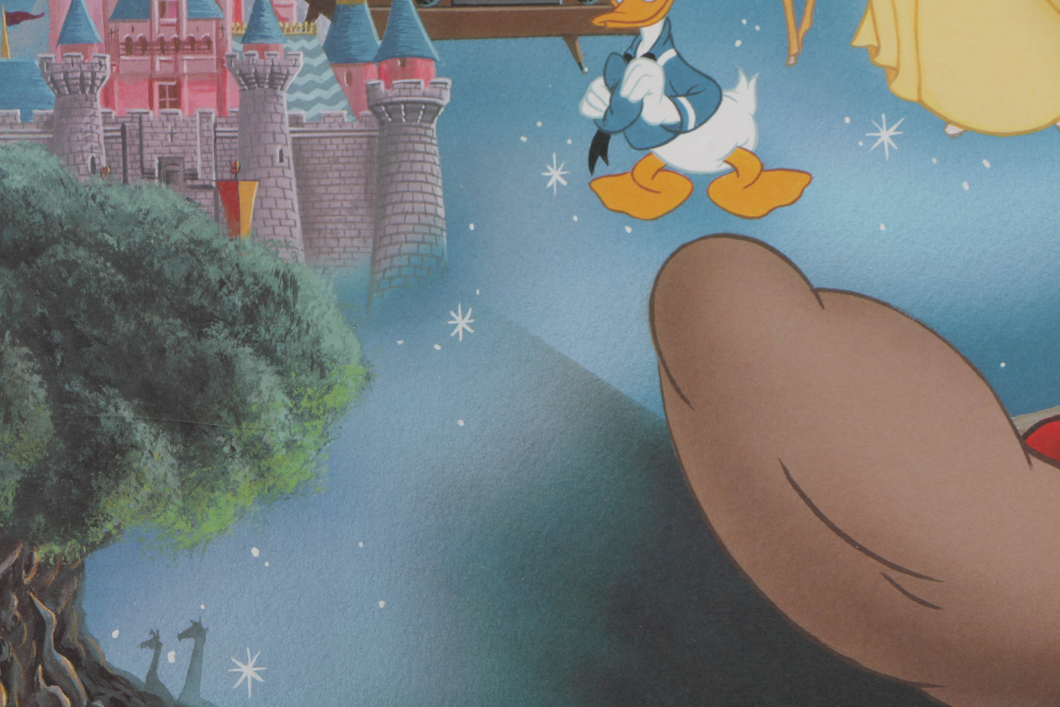 After Don Williams Offset Lithograph on Paper Disney Characters