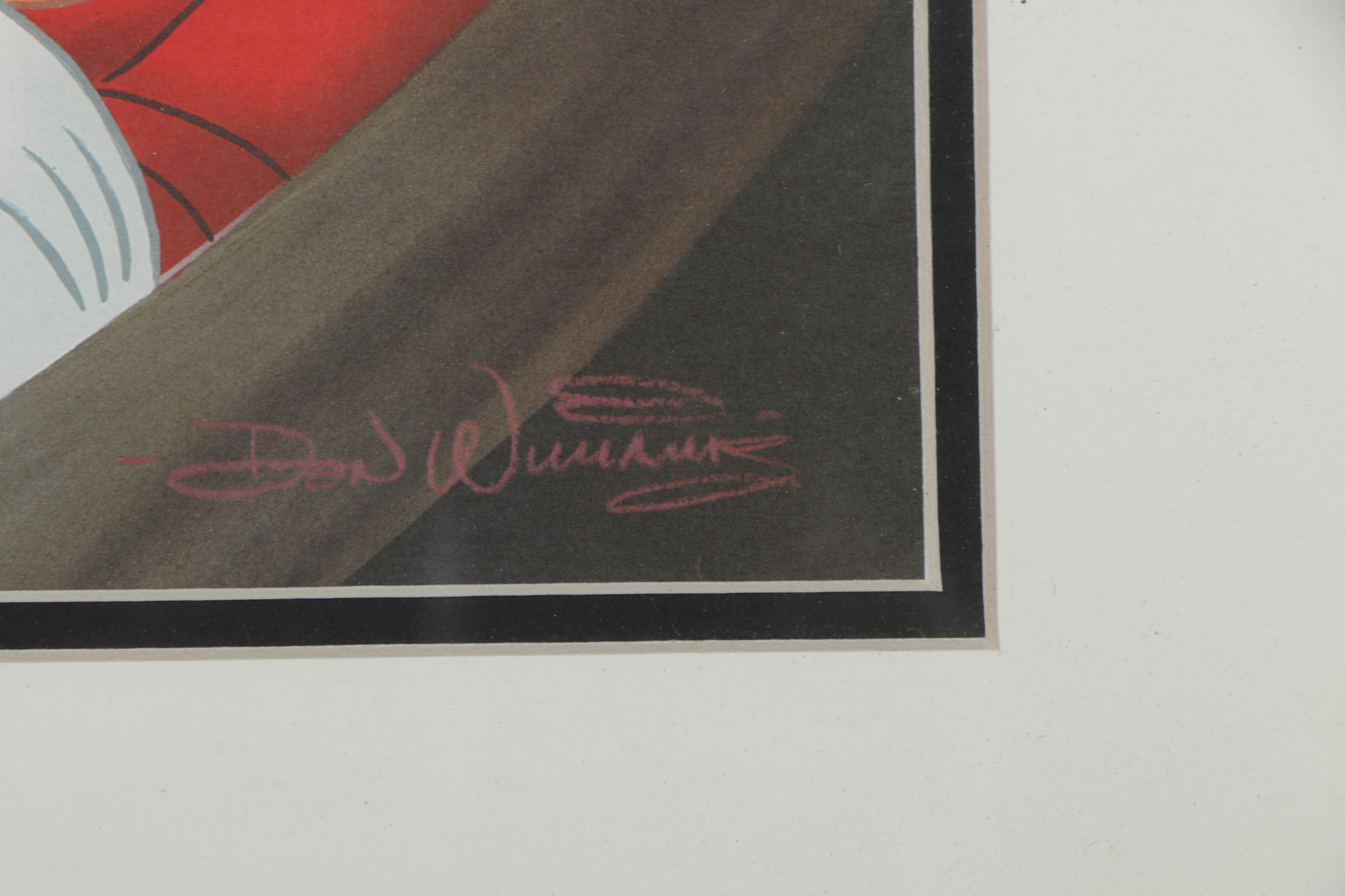 After Don Williams Offset Lithograph on Paper Disney Characters