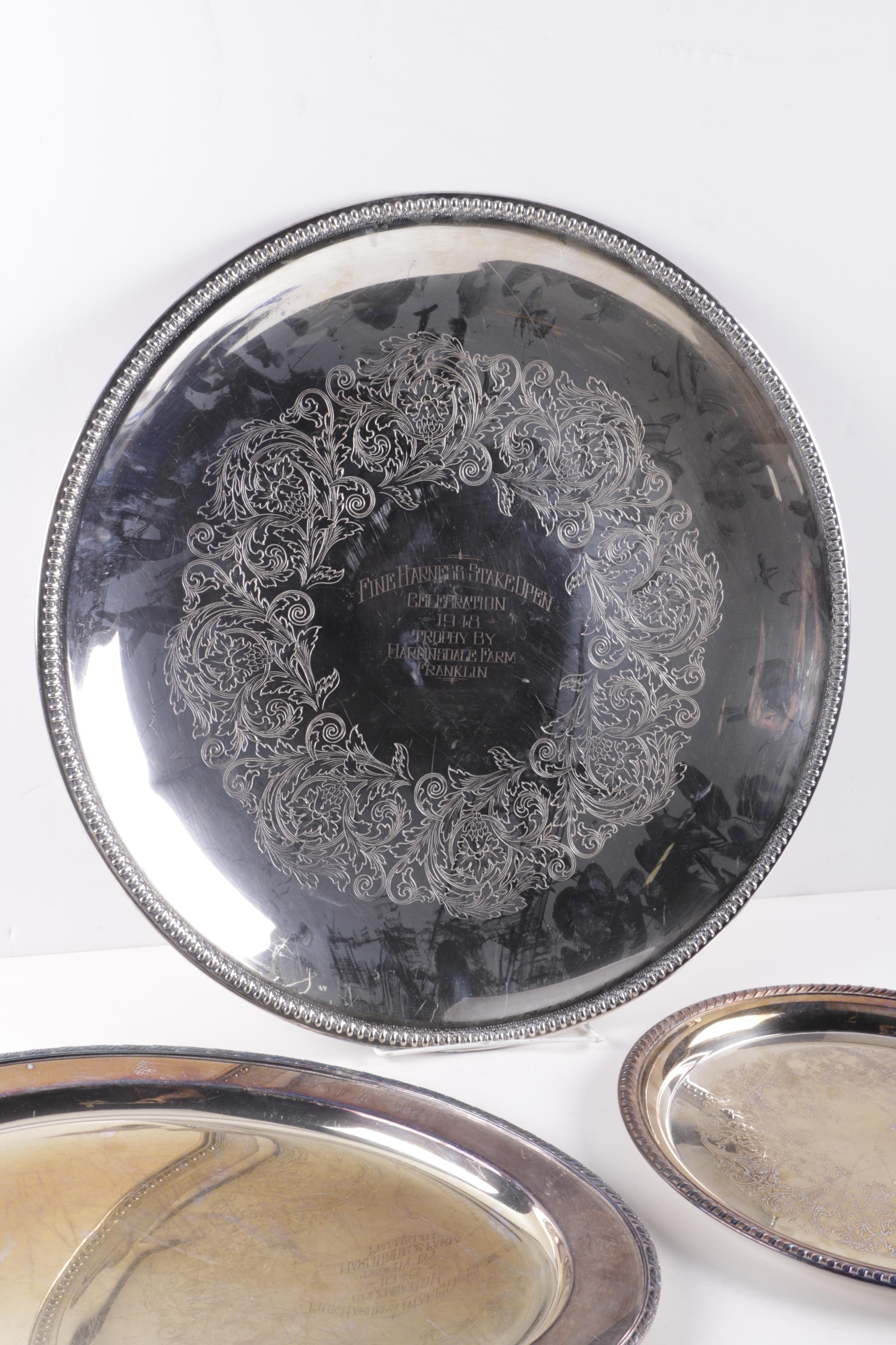 Plated Silver Serving Trays