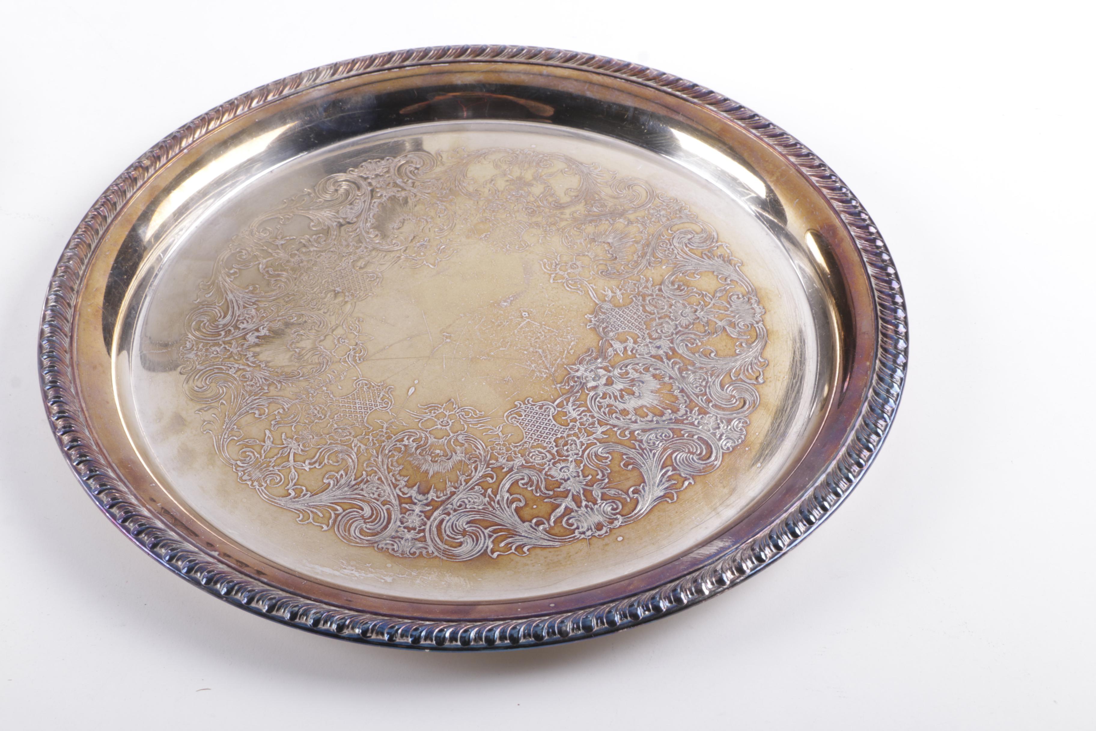 Plated Silver Serving Trays
