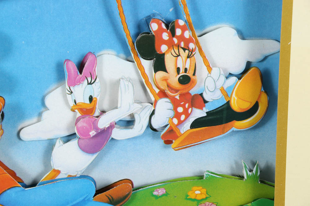 Disney Design Group Offset Lithograph on Board "Mickey's Philharmagic"