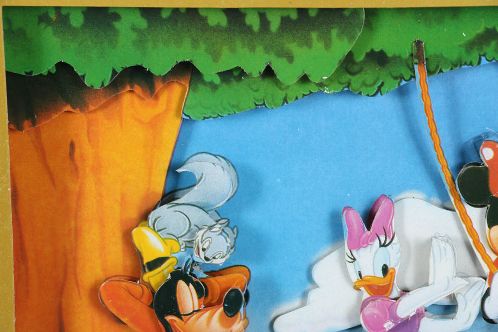 Disney Design Group Offset Lithograph on Board "Mickey's Philharmagic"