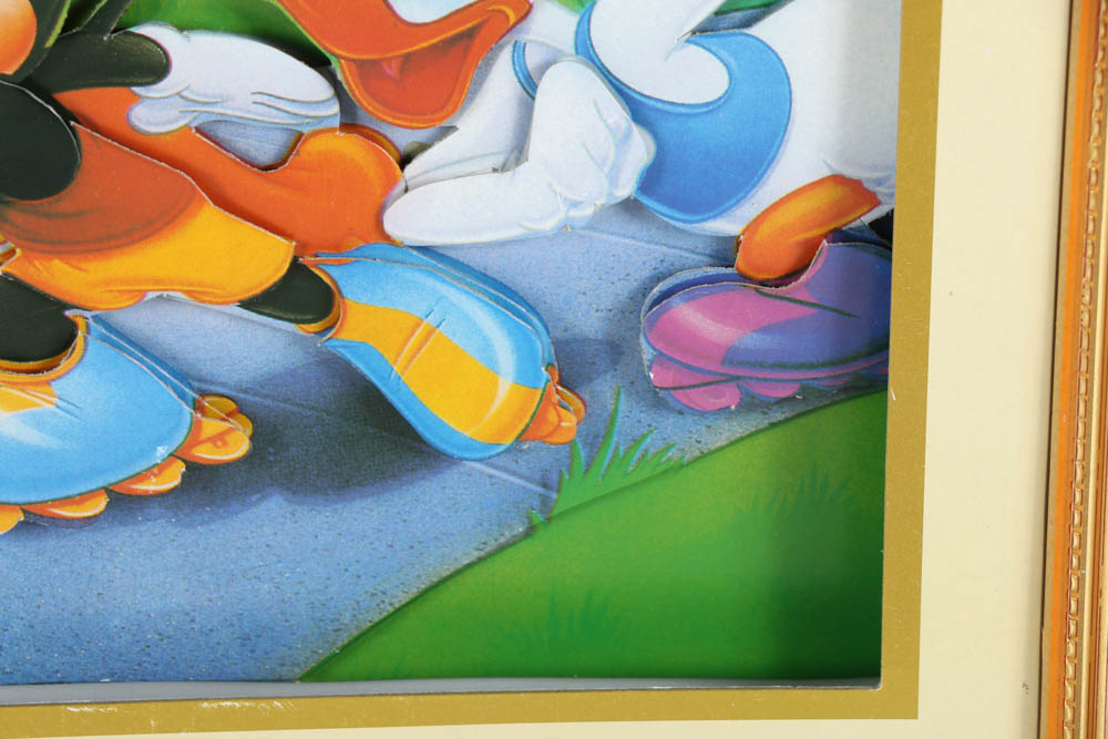 Disney Design Group Offset Lithograph on Board "Mickey's Philharmagic"