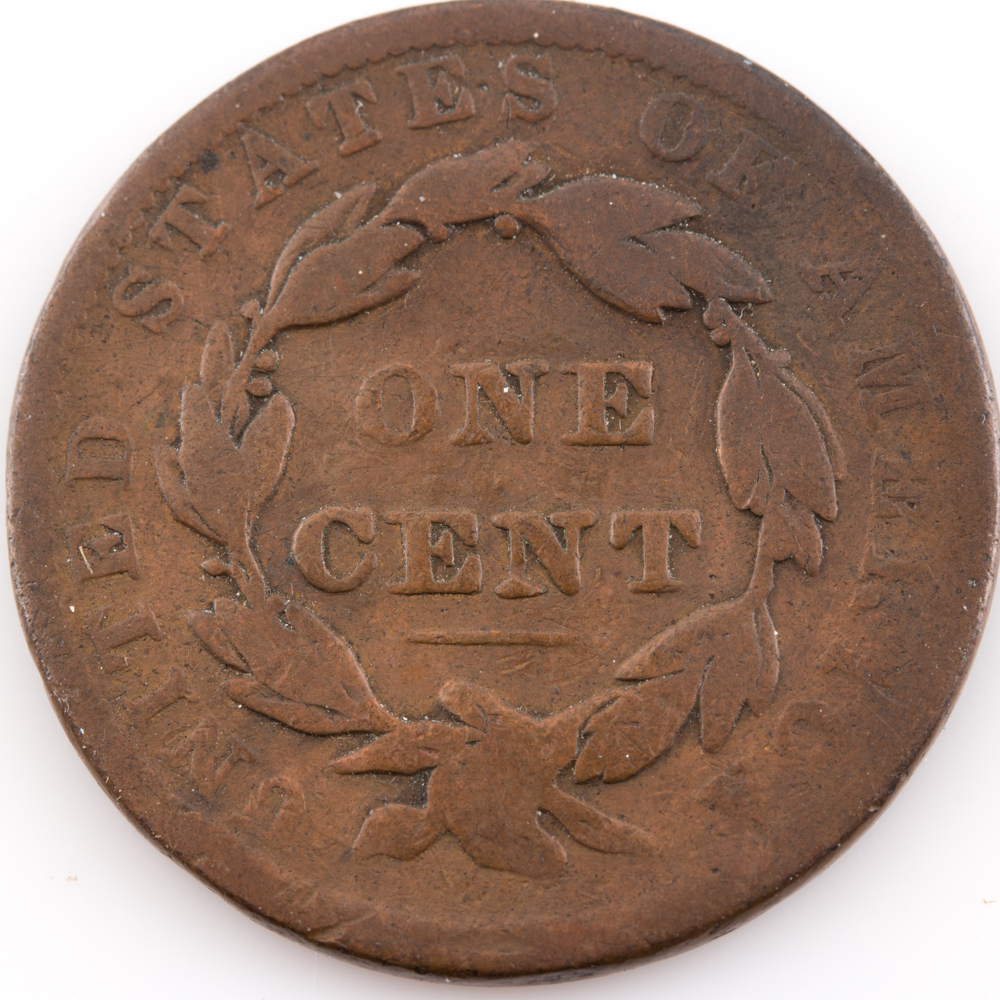 Three Coronet Head Large Cents from the 1830s
