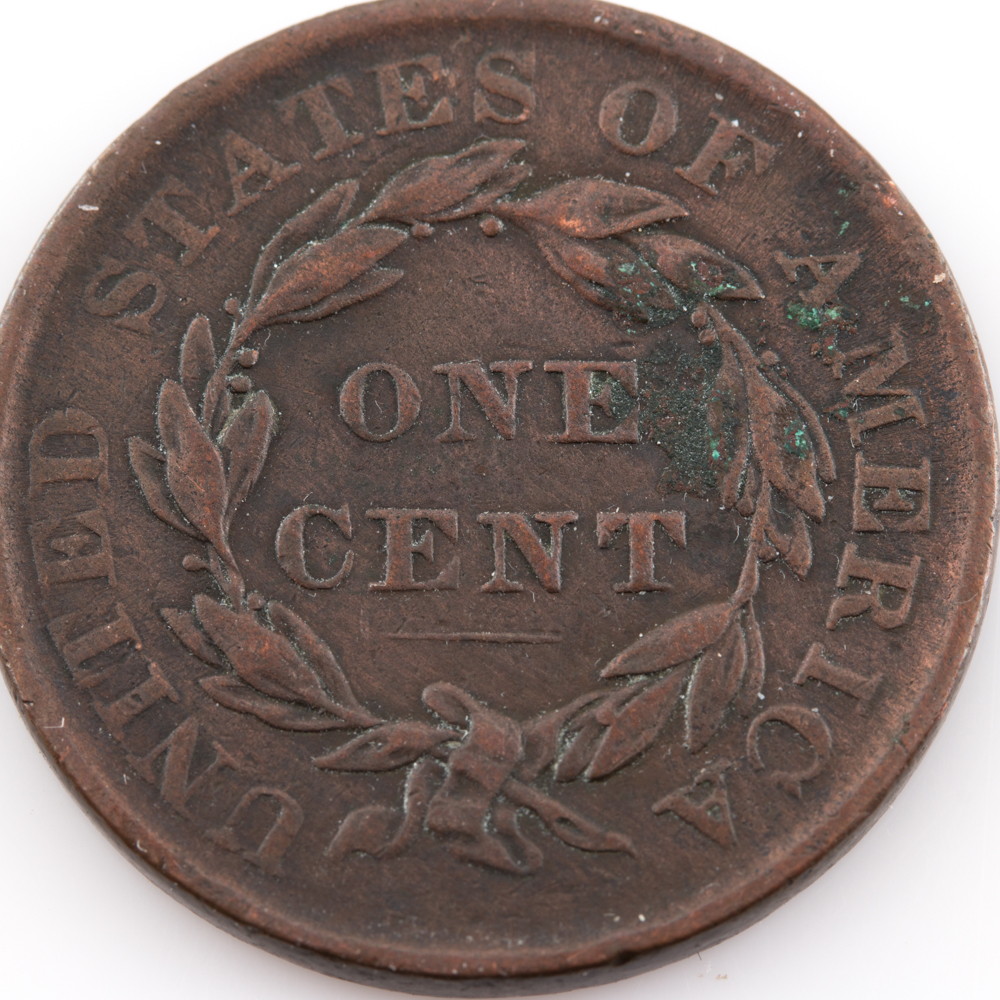 Three Coronet Head Large Cents from the 1830s