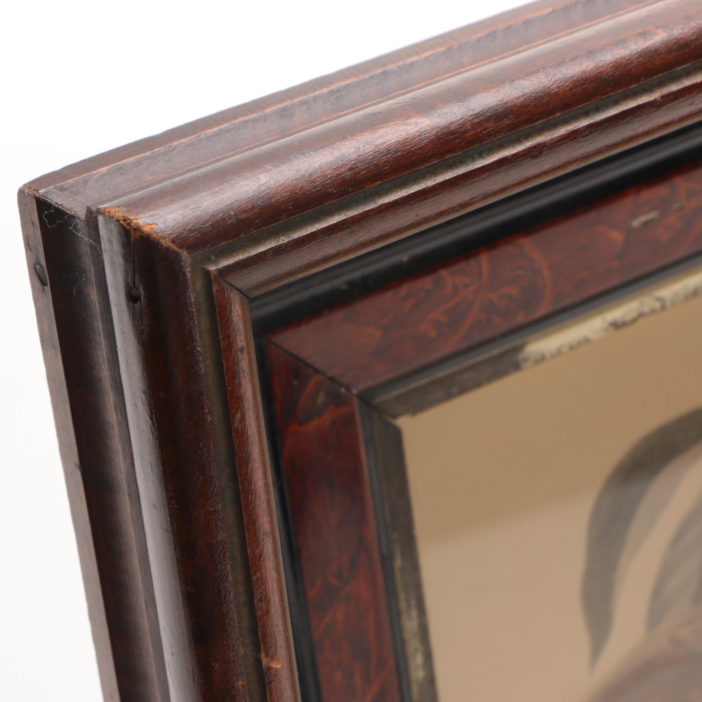 Antique Chromolithograph of Still Life with Fruit