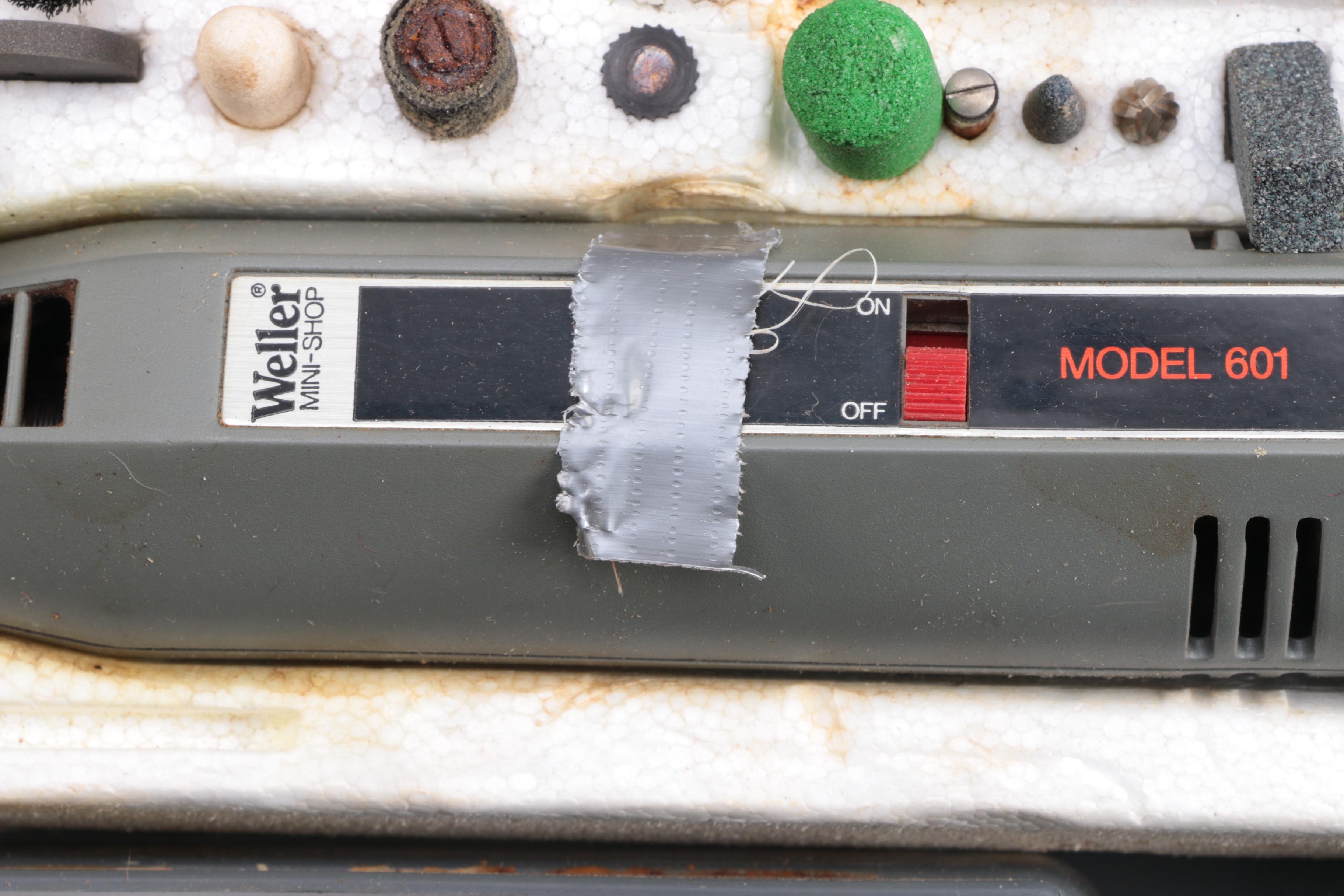 Craftsman 1465 Rotary Grinder and Weller Model 601 Mini-Tool