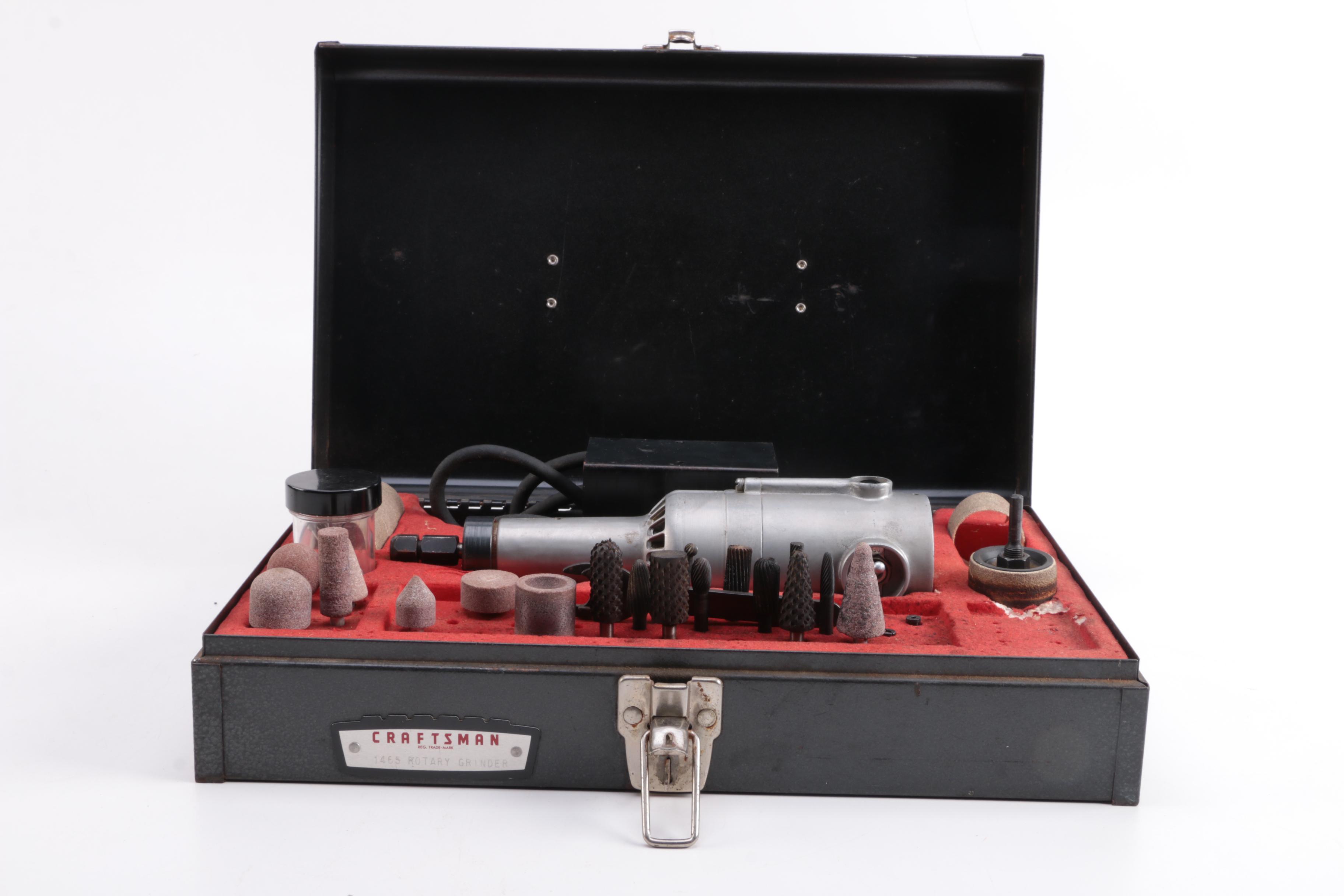 Craftsman 1465 Rotary Grinder and Weller Model 601 Mini-Tool