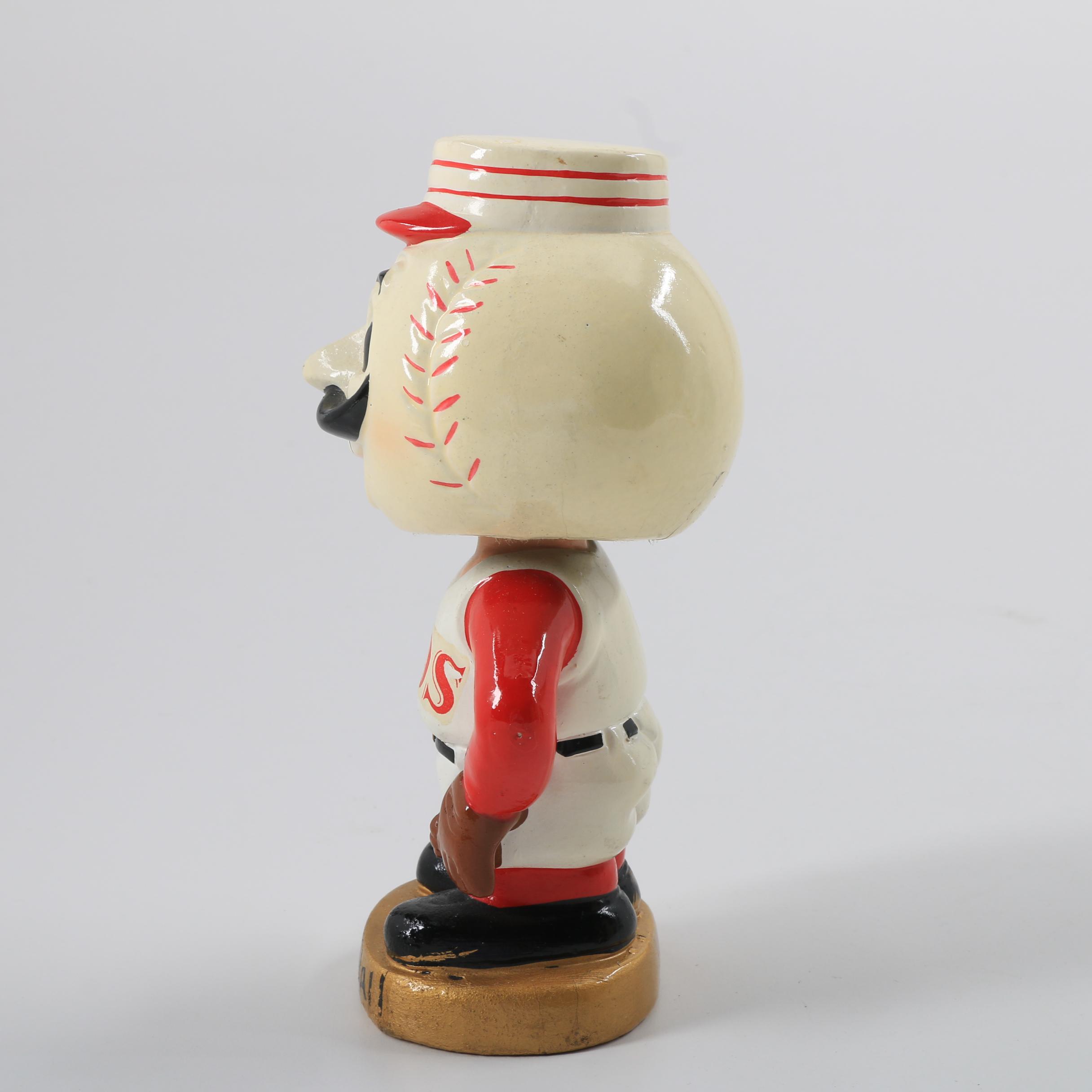 Vintage 1960's "Mr Red" Mascot Bobblehead