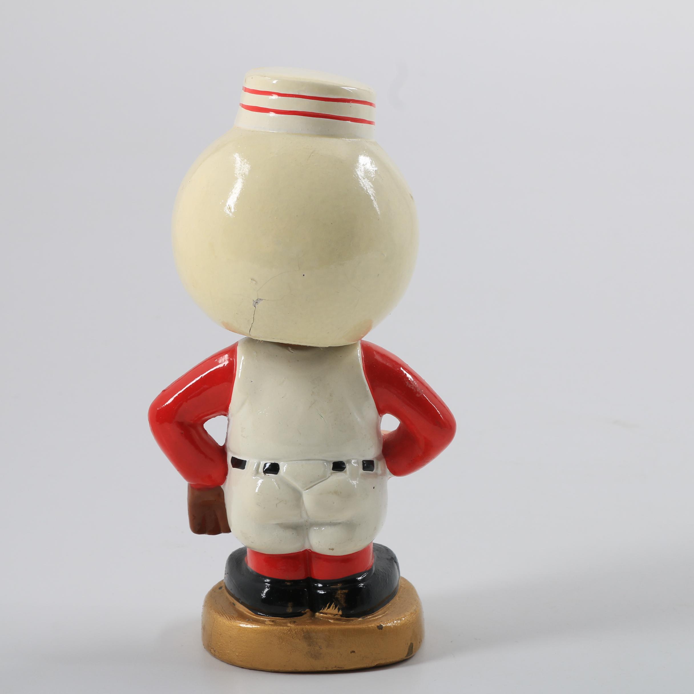 Vintage 1960's "Mr Red" Mascot Bobblehead