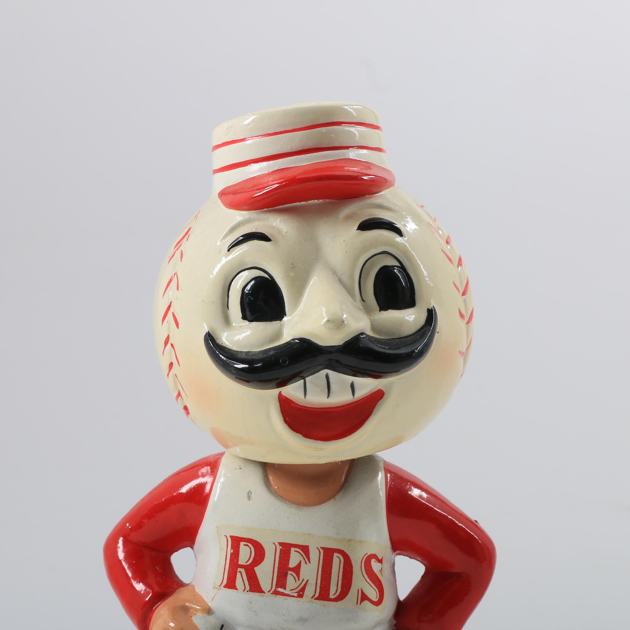 Vintage 1960's "Mr Red" Mascot Bobblehead