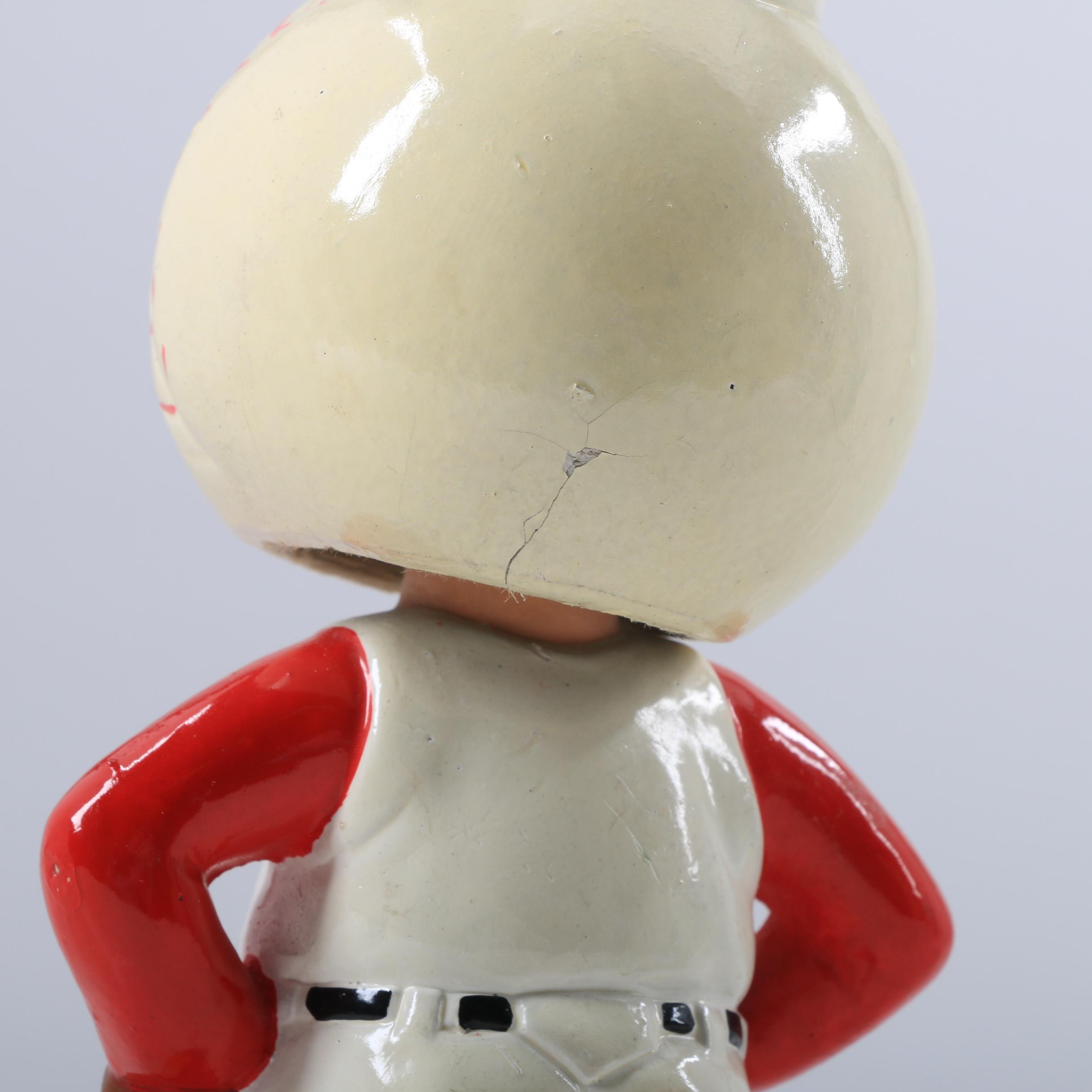 Vintage 1960's "Mr Red" Mascot Bobblehead
