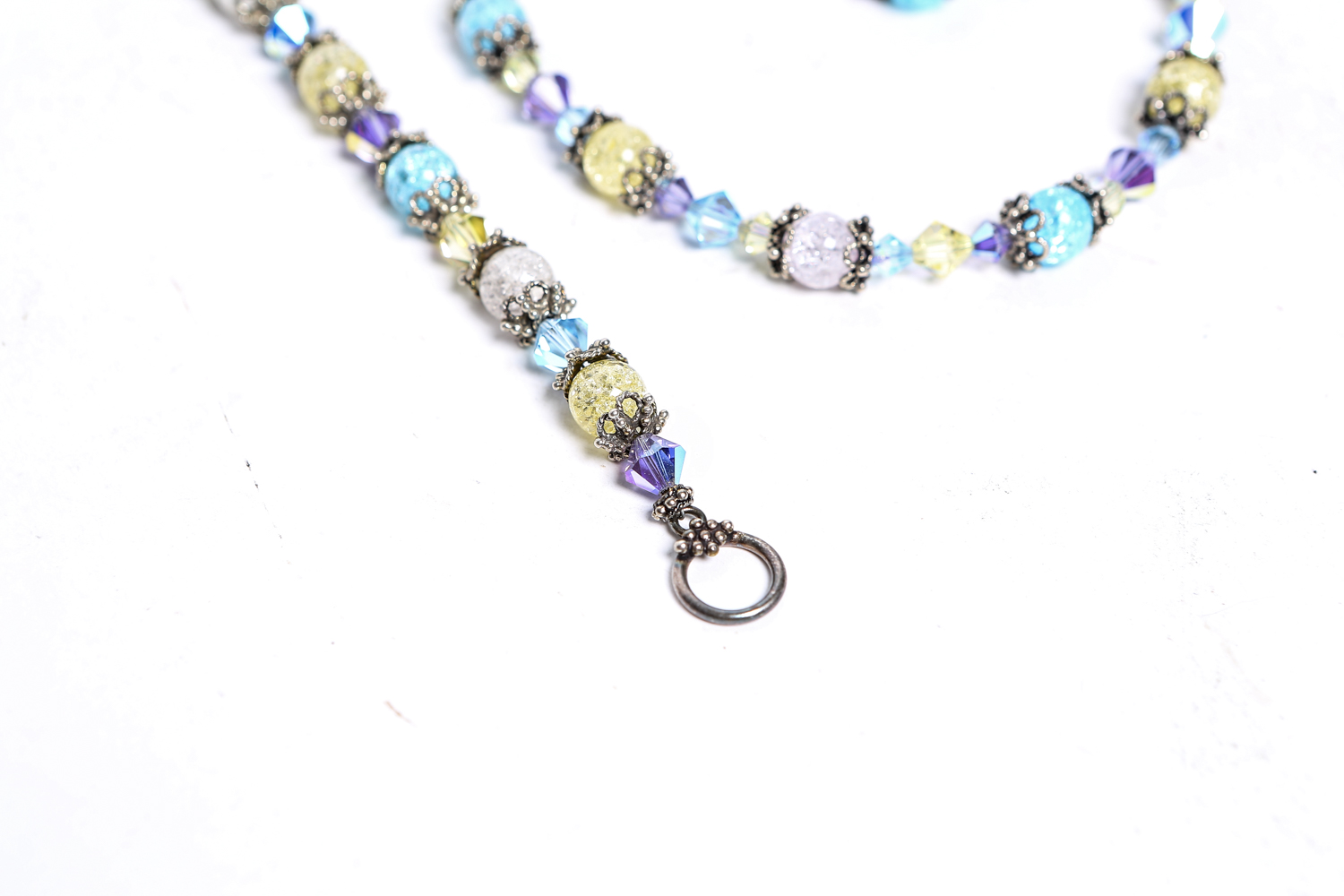 Sterling Silver Beaded Jewelry Set