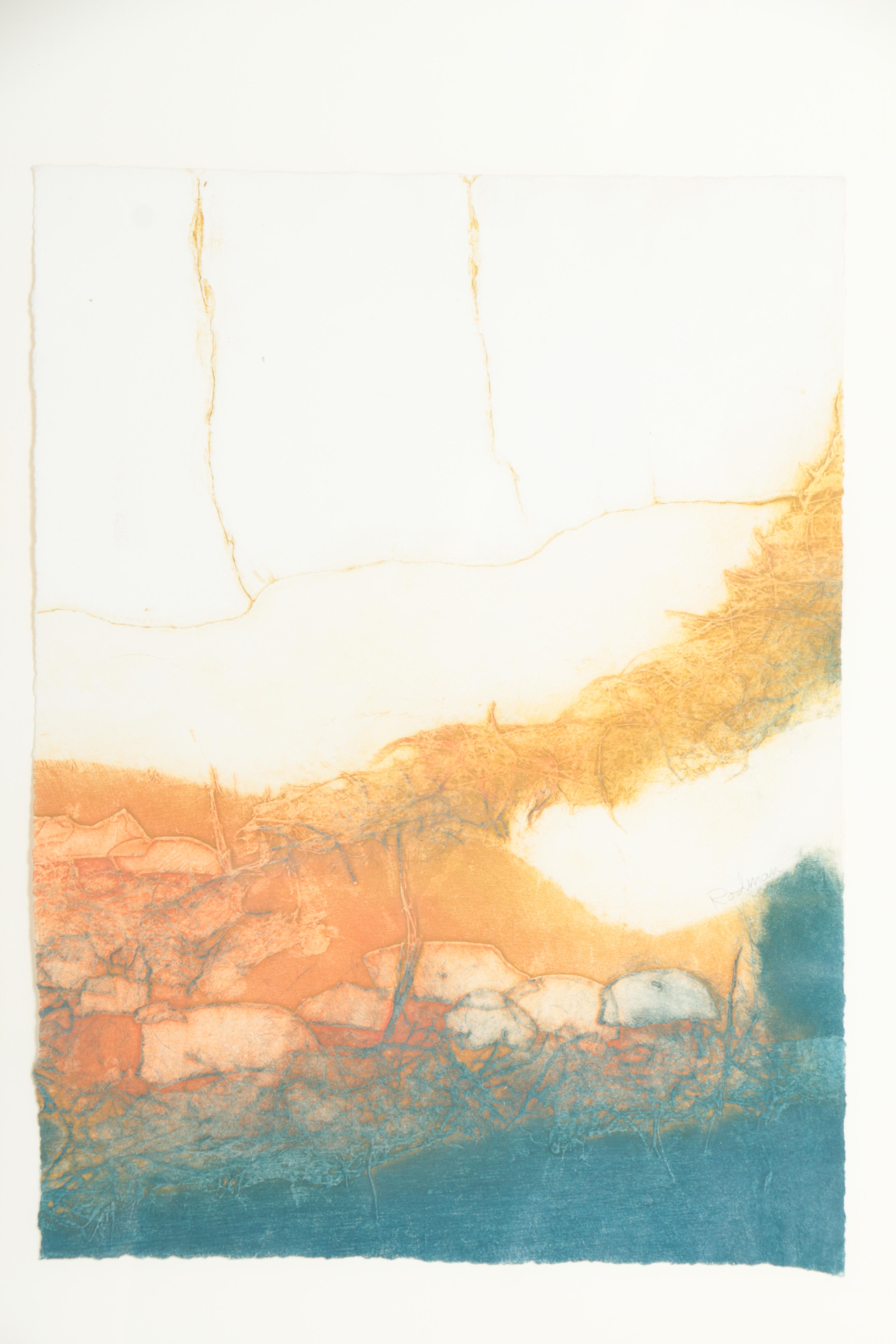 Ruth Rodman Limited Edition Etching Triptych "Evening Memory VI"