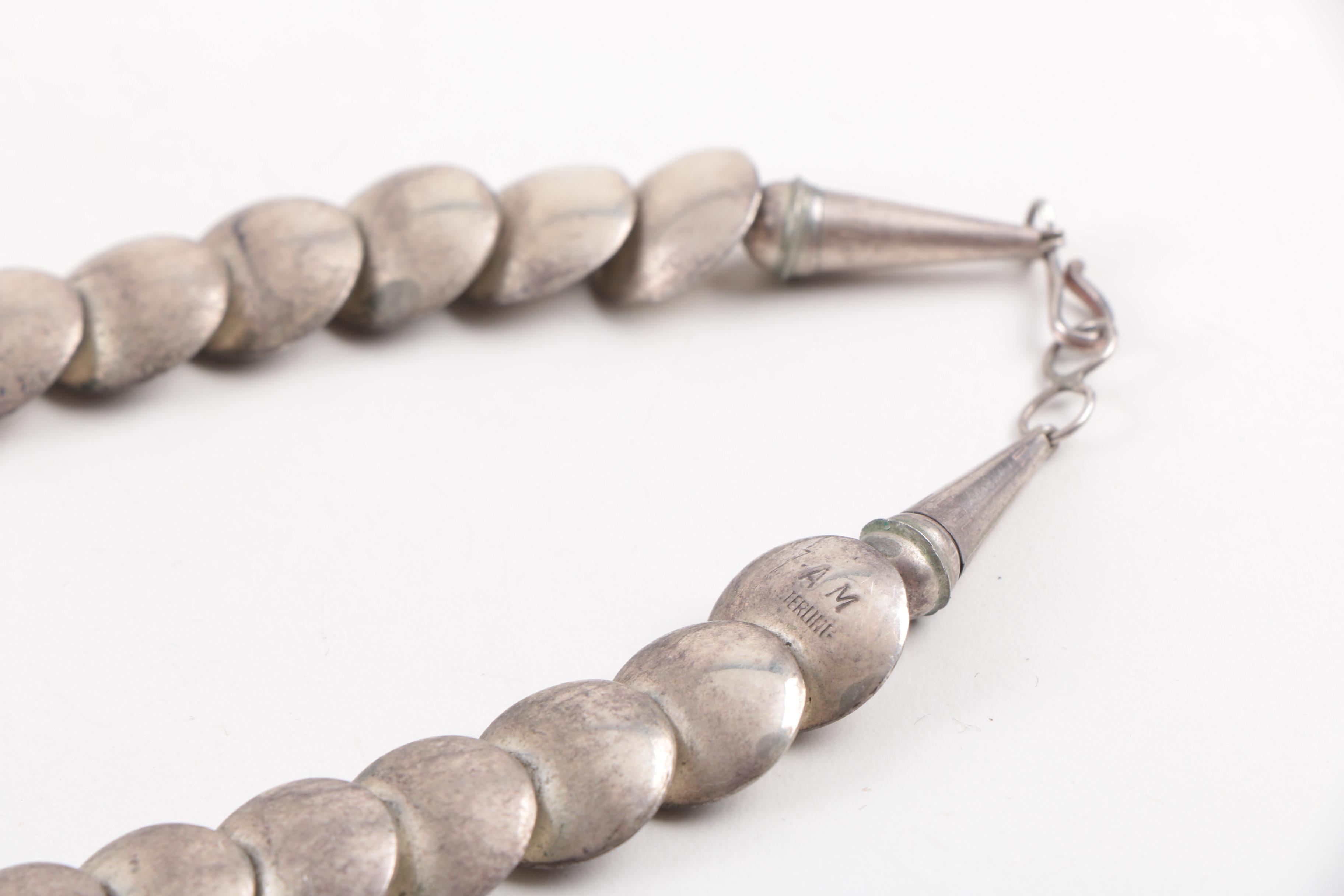 Alfred Martinez Sterling Silver Necklace