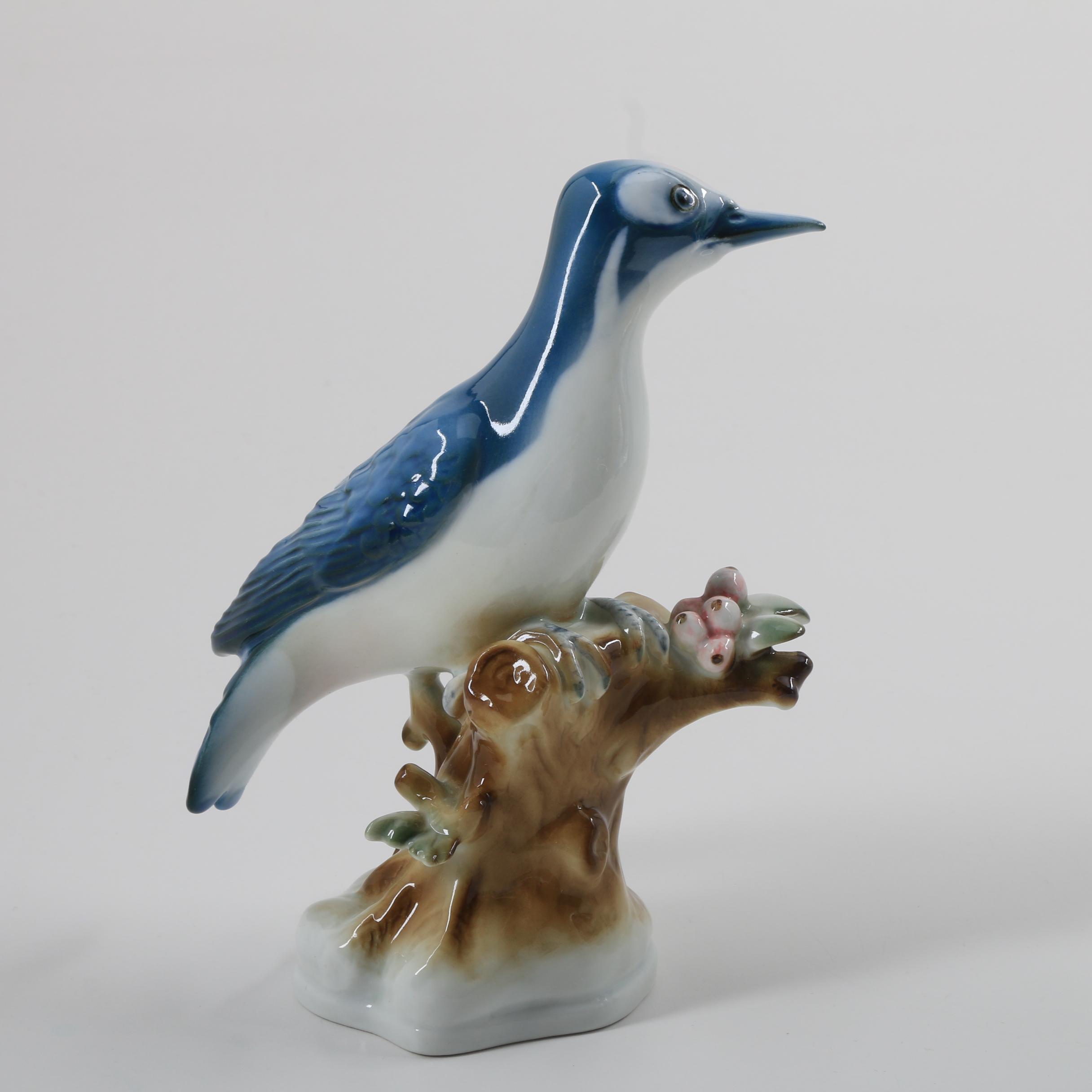 Zsolnay Pottery Ceramic Bird Figurine