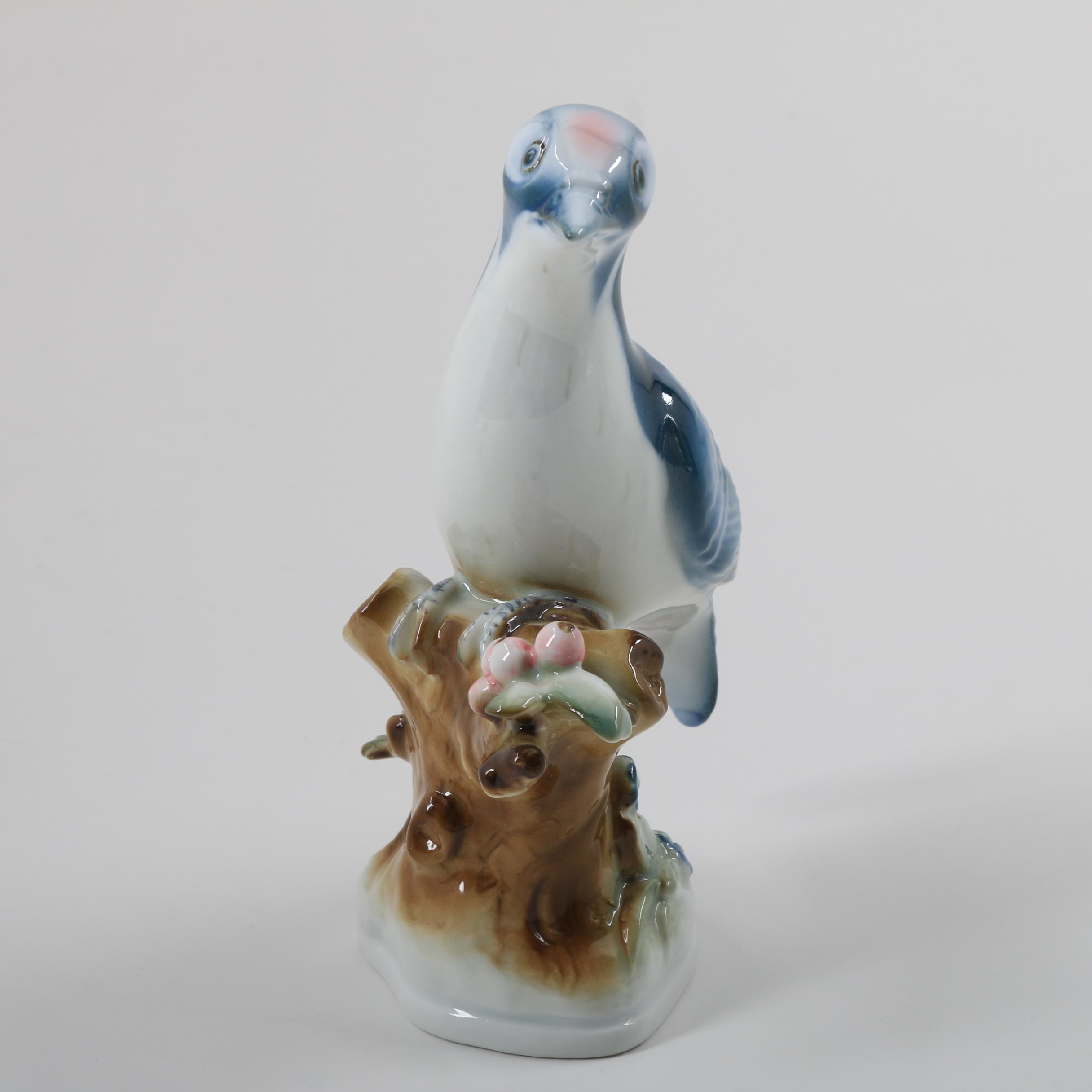 Zsolnay Pottery Ceramic Bird Figurine