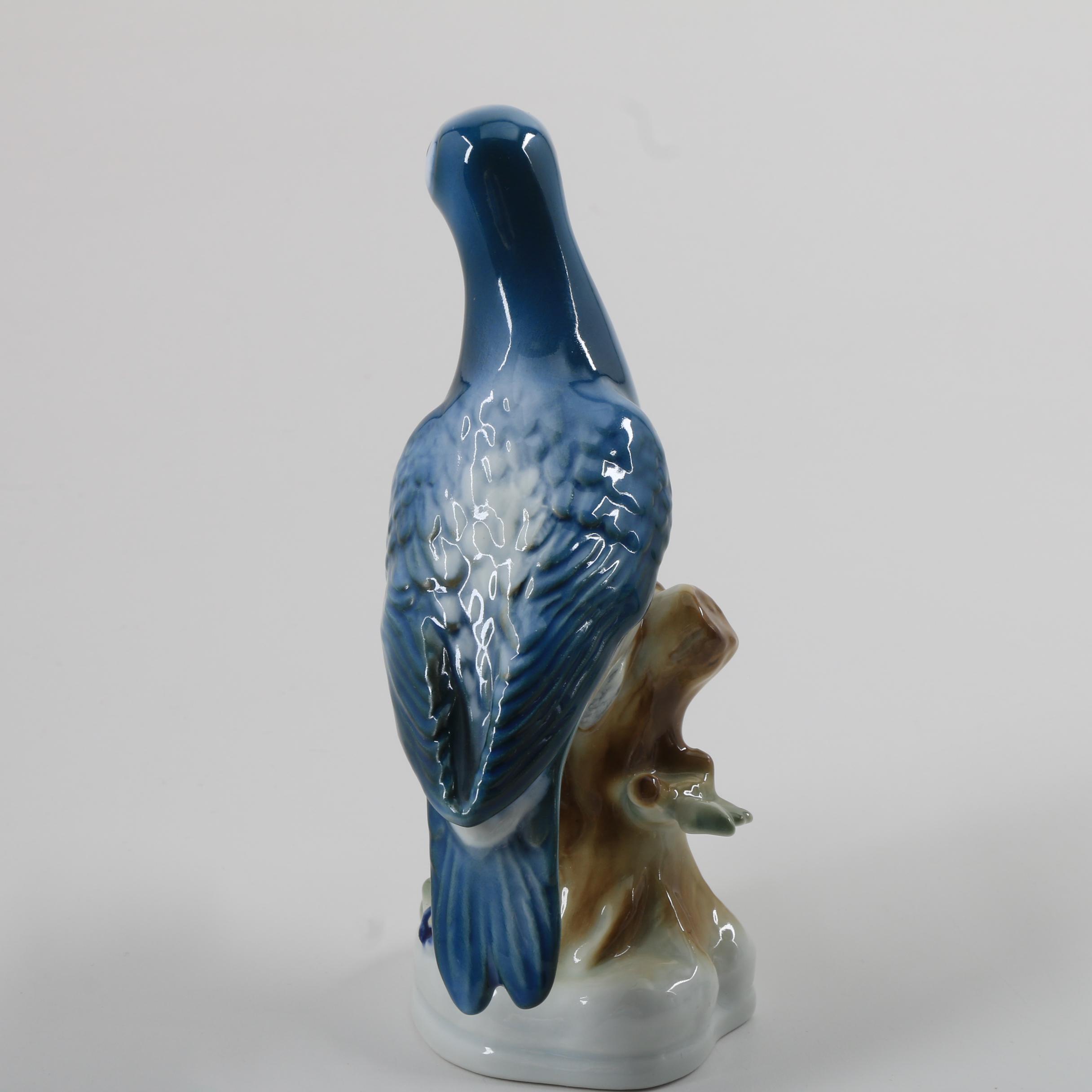 Zsolnay Pottery Ceramic Bird Figurine