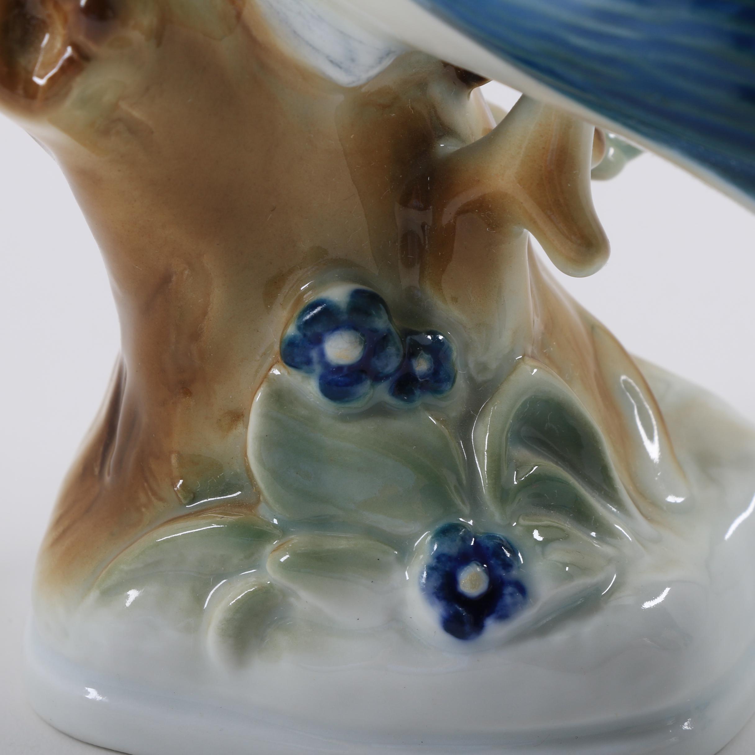 Zsolnay Pottery Ceramic Bird Figurine