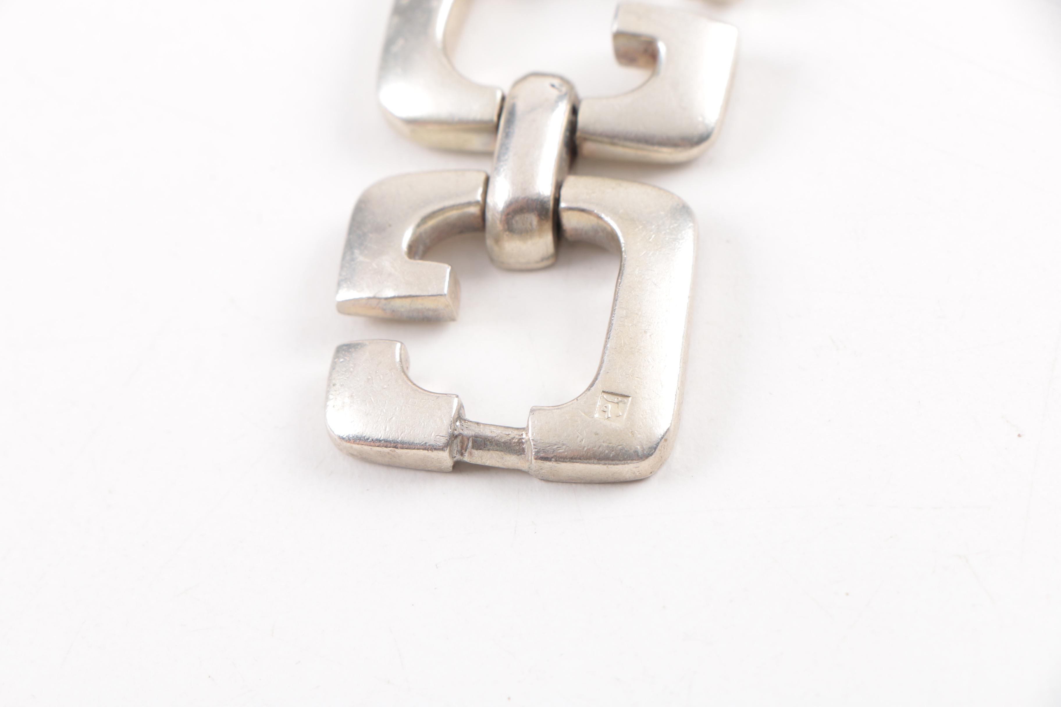 Sterling Silver Statement Bracelet