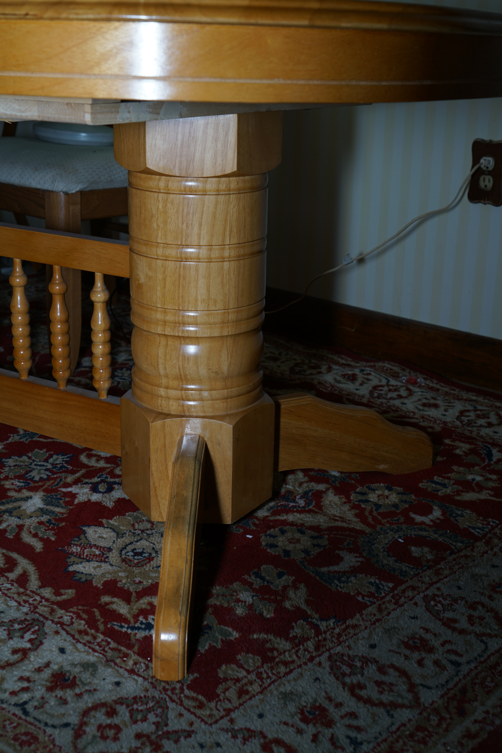 Double Pedestal Dining Table