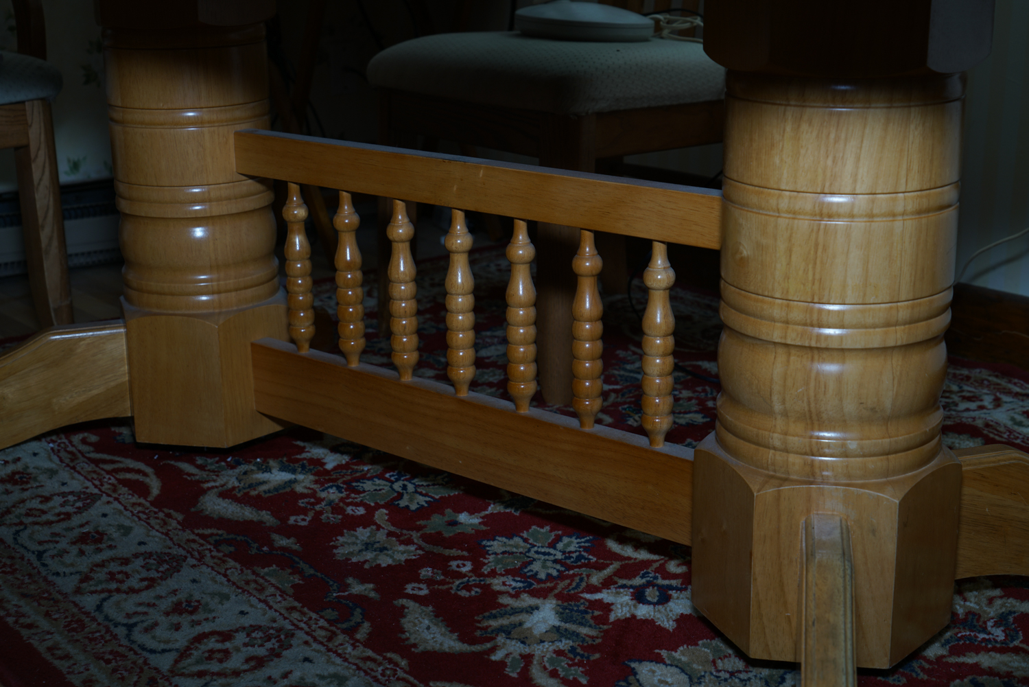 Double Pedestal Dining Table