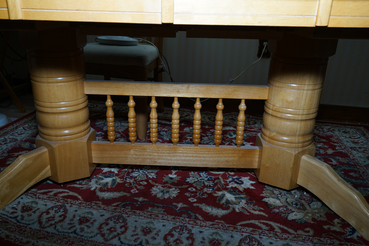 Double Pedestal Dining Table