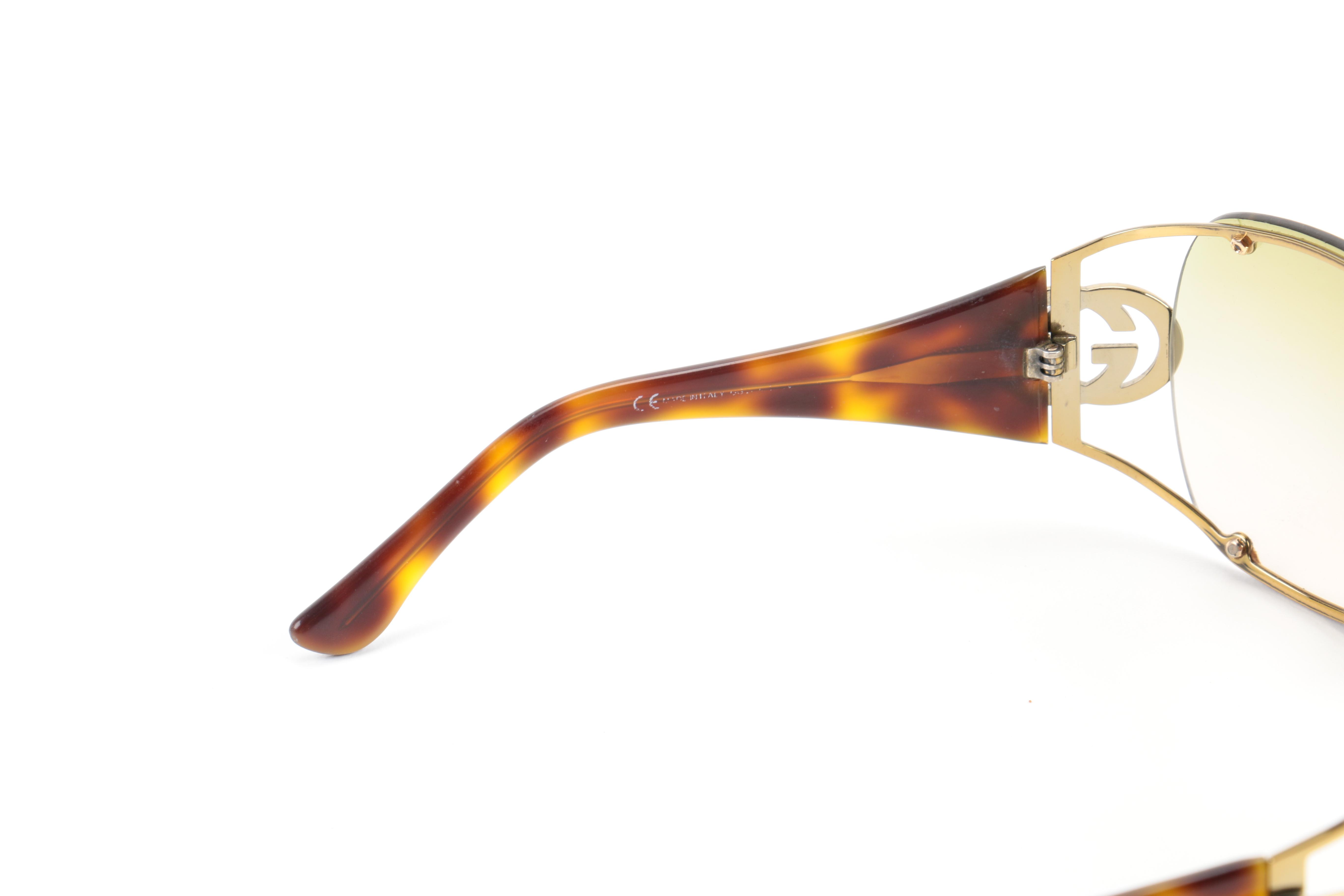 Gucci Aviator Shield Sunglasses