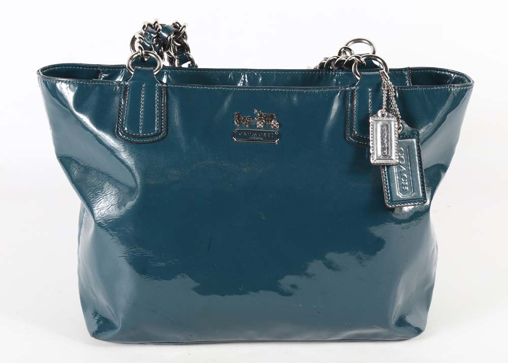 Coach Madison Chelsea Patent Leather Tote
