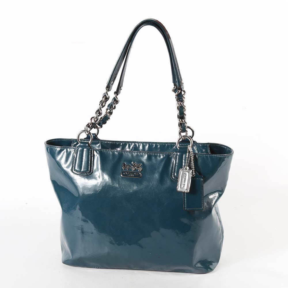Coach Madison Chelsea Patent Leather Tote