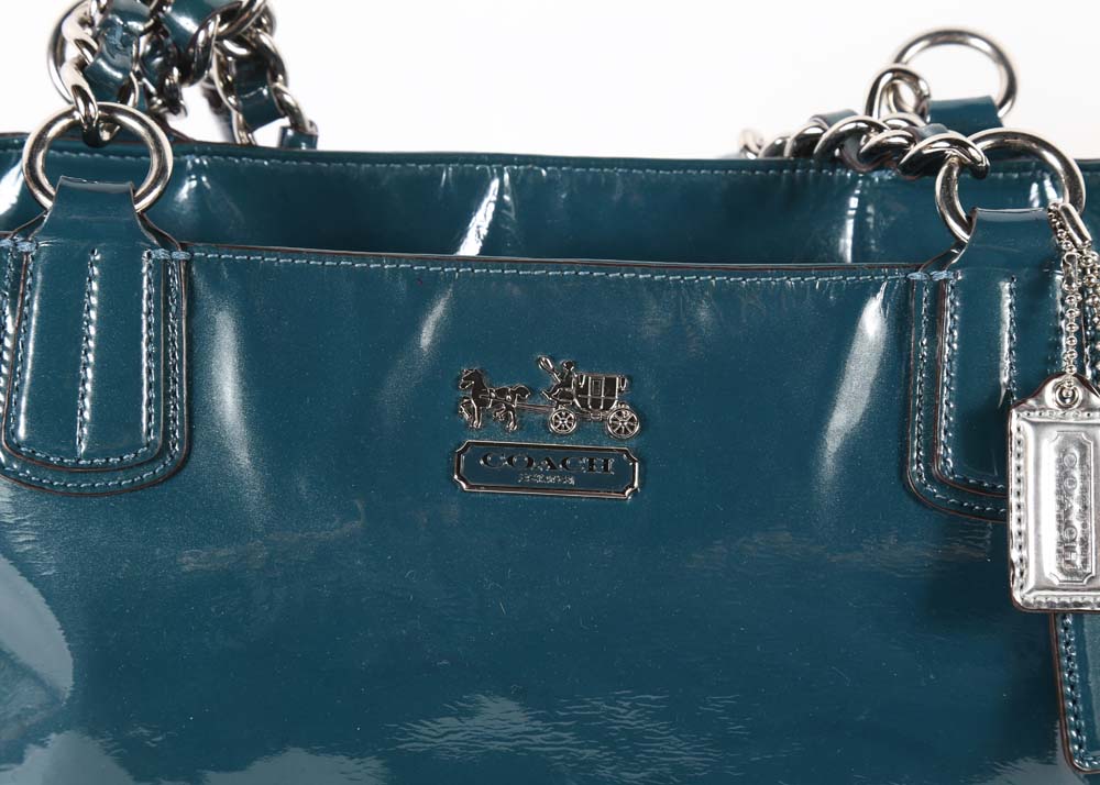 Coach Madison Chelsea Patent Leather Tote