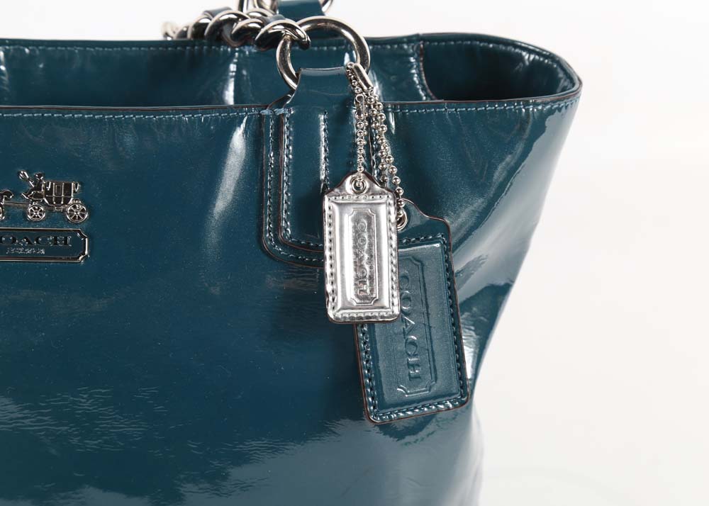 Coach Madison Chelsea Patent Leather Tote