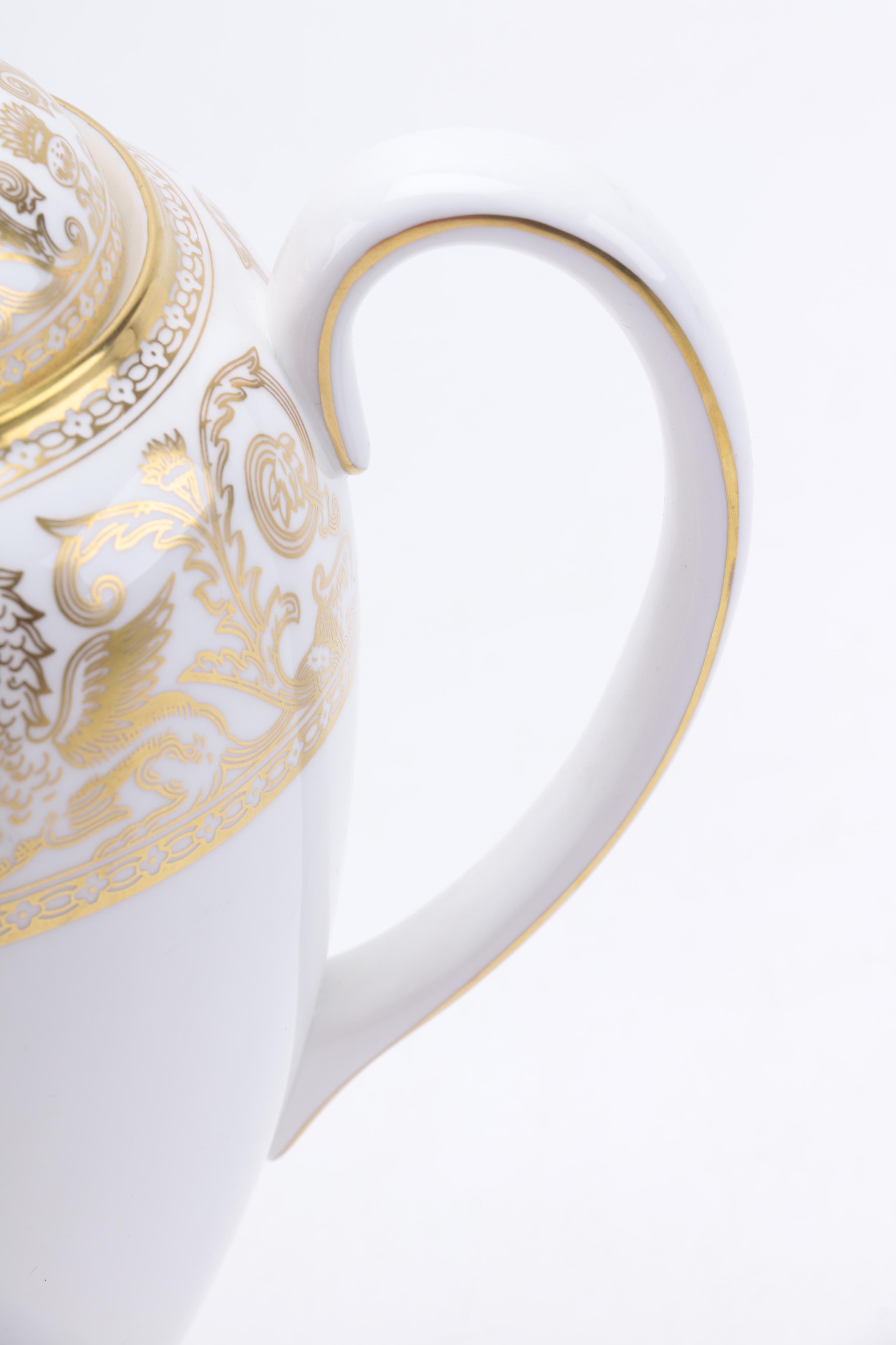 Wedgwood "Florentine Gold" Bone China Coffee Pot