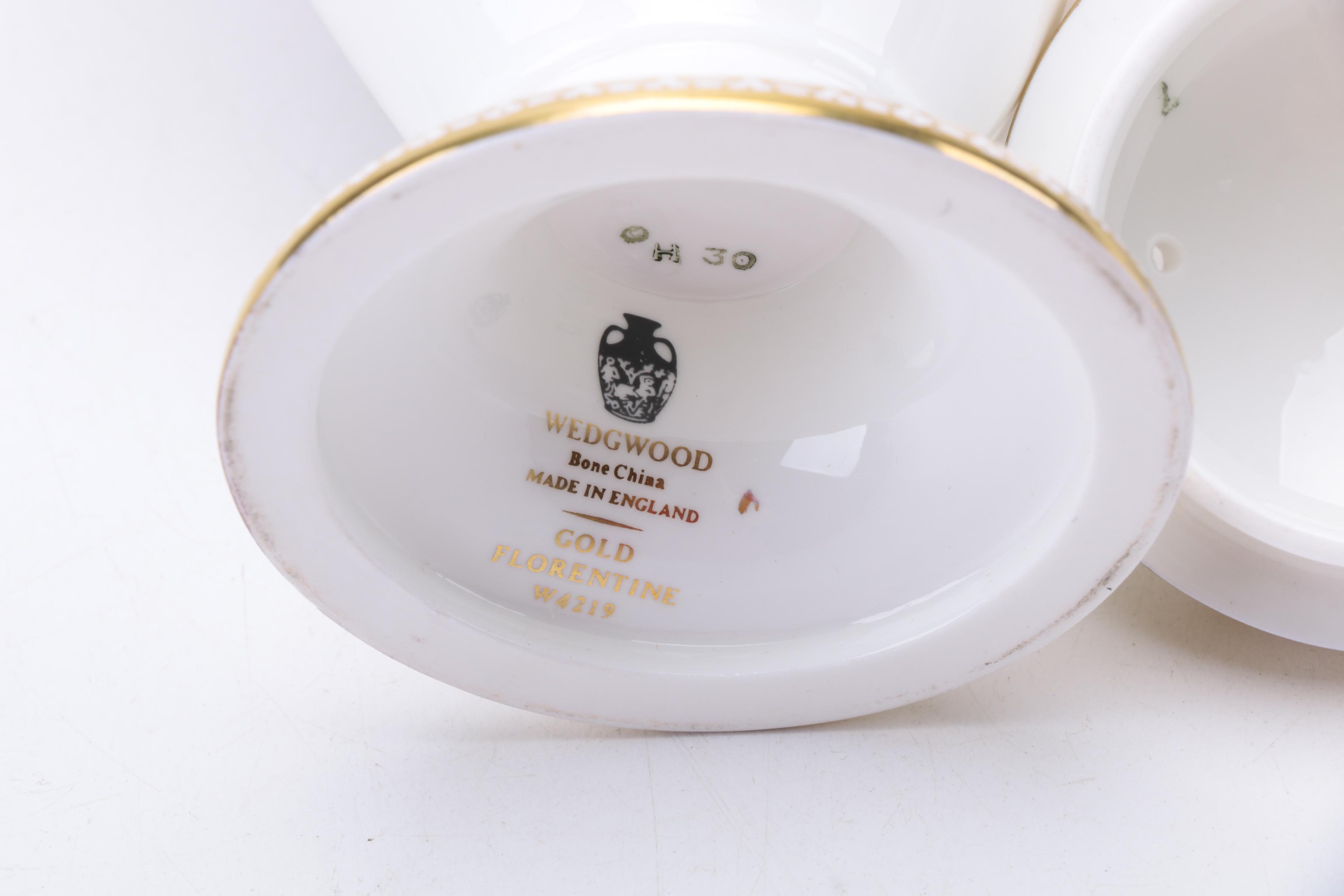 Wedgwood "Florentine Gold" Bone China Coffee Pot