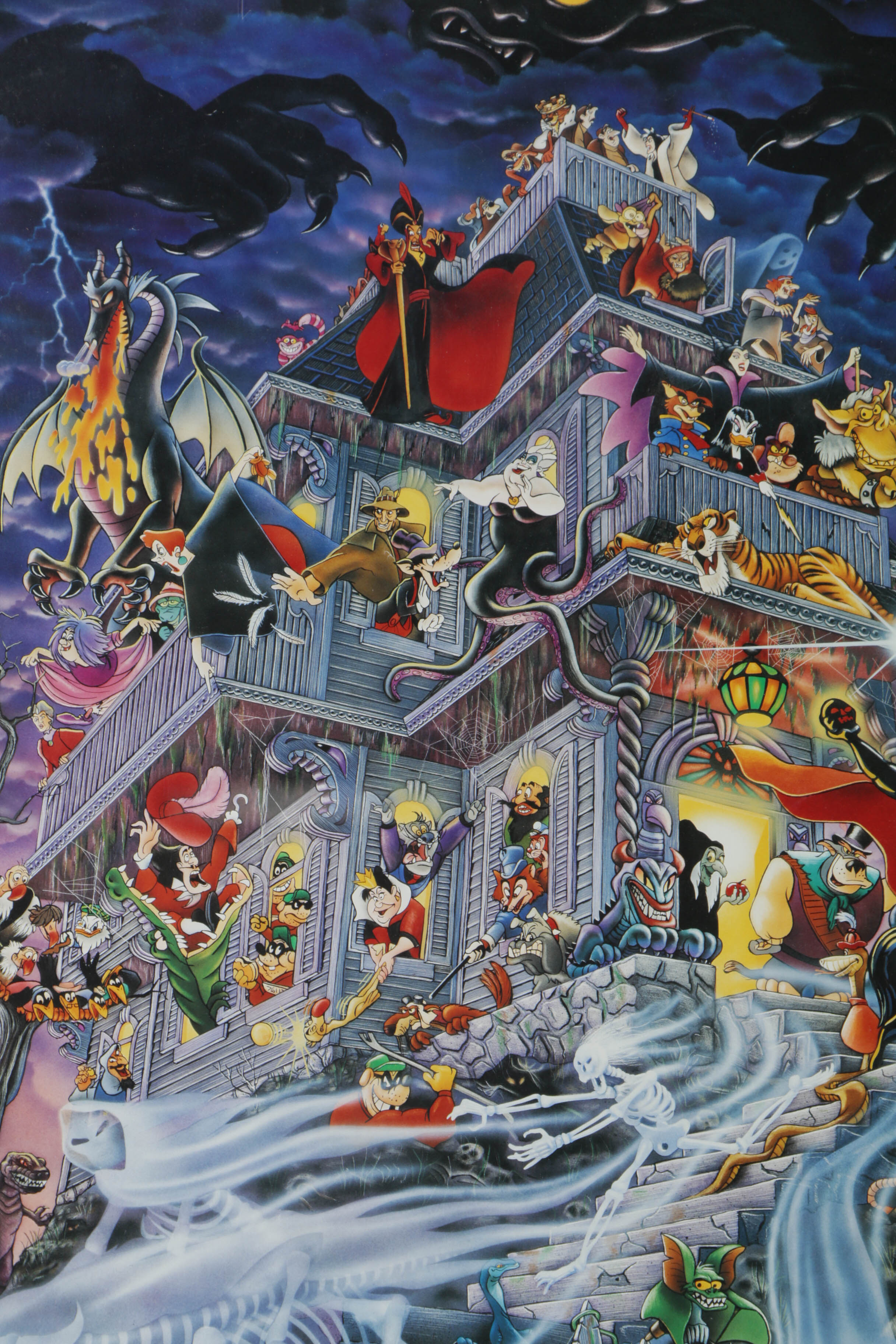 Offset Lithograph "Disney Villains"