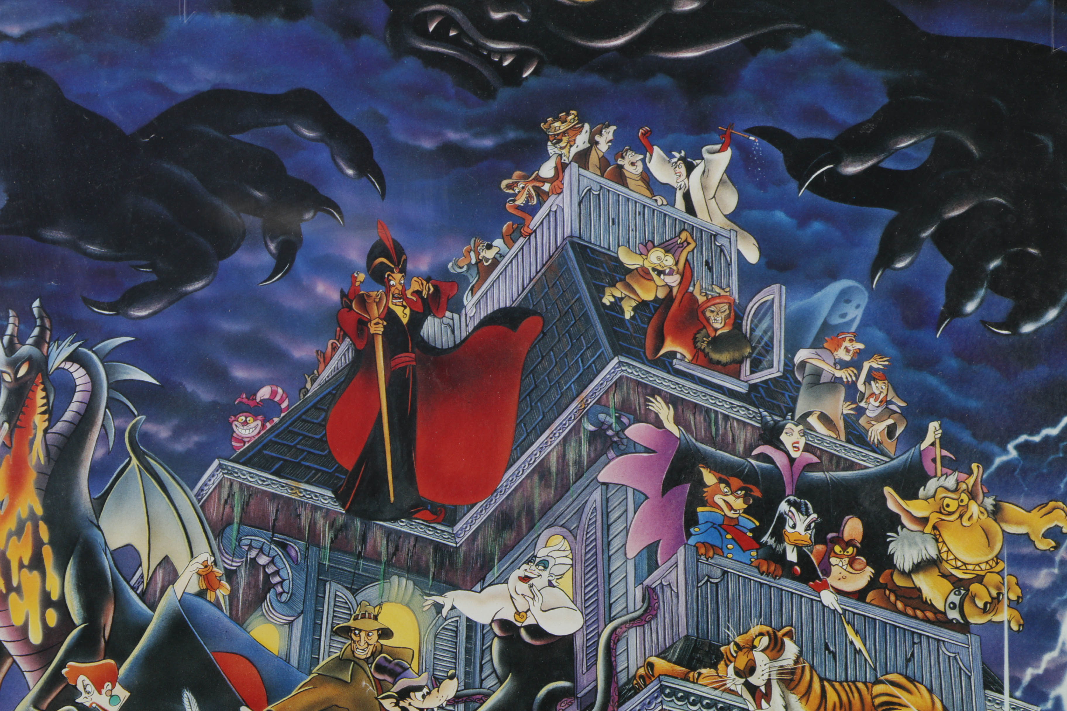 Offset Lithograph "Disney Villains"