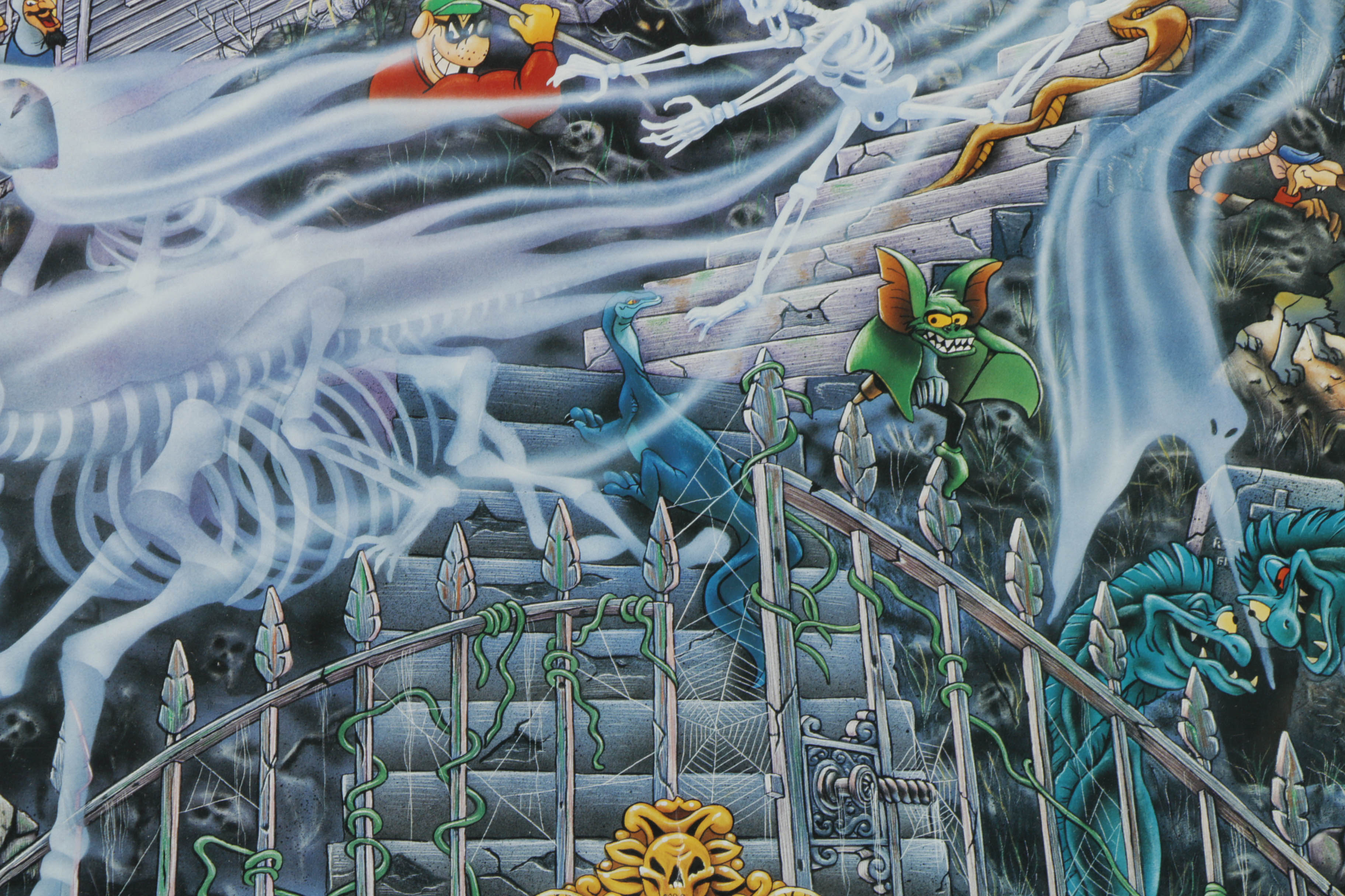 Offset Lithograph "Disney Villains"