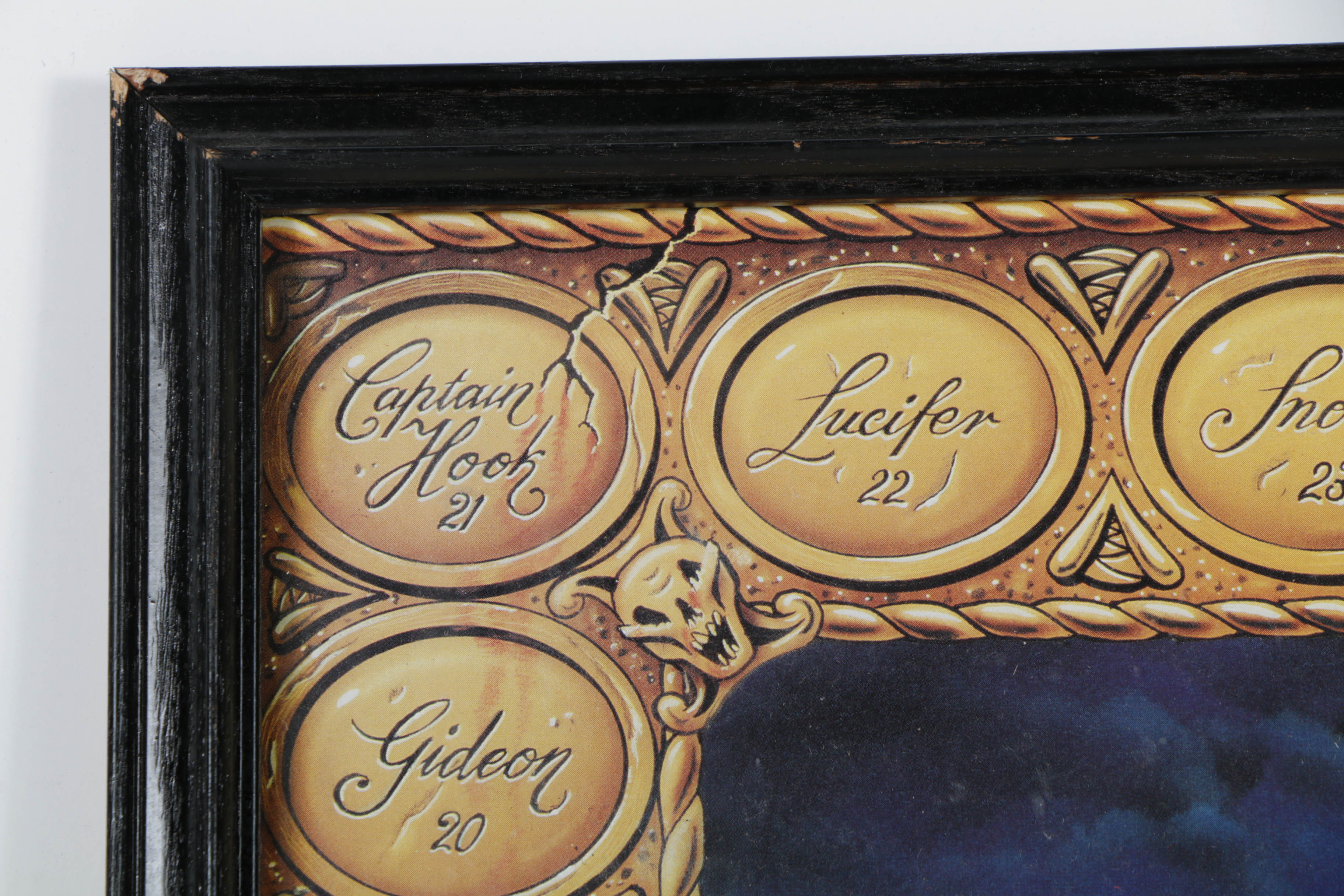 Offset Lithograph "Disney Villains"