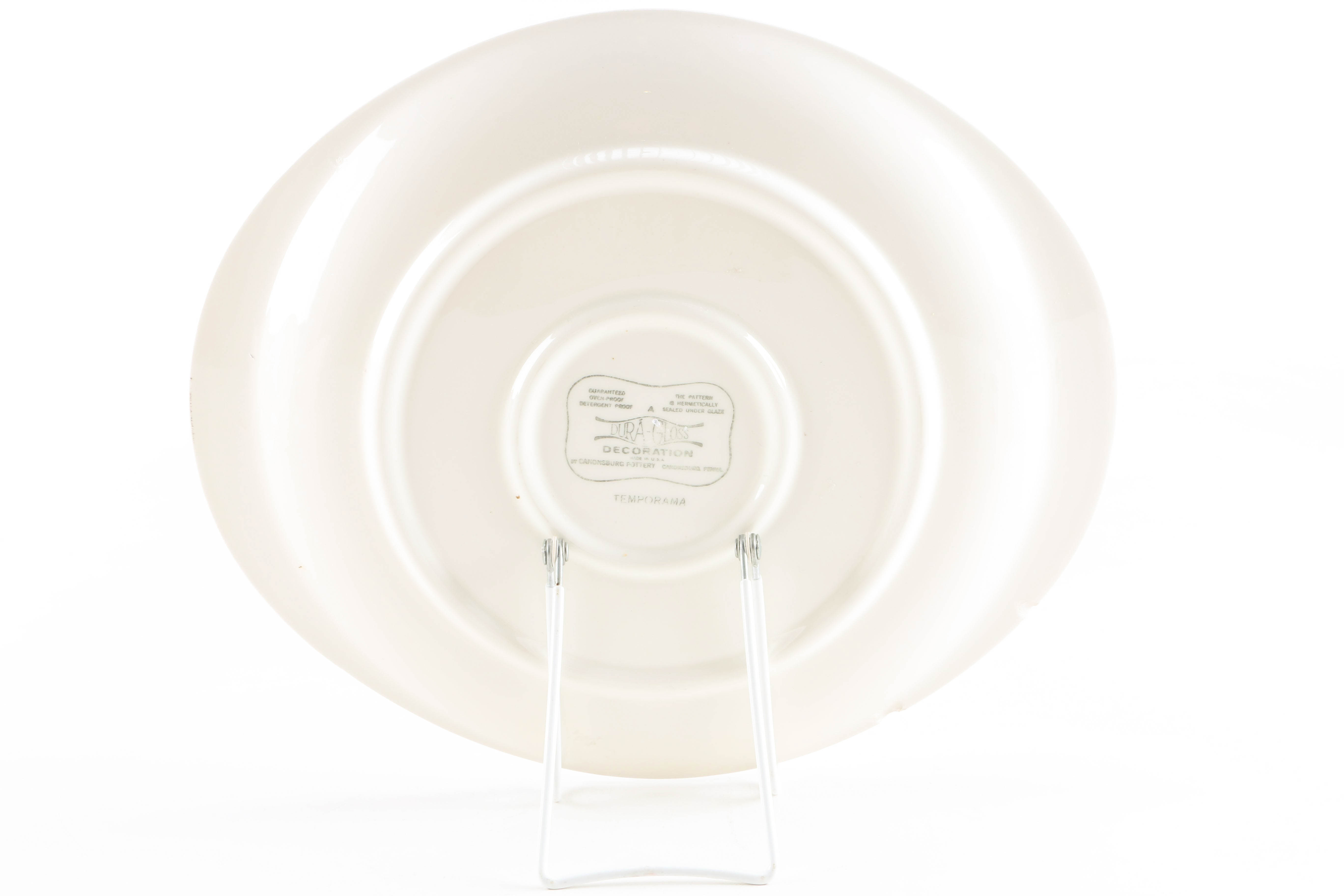 Mid Century Modern Canonsburg "Temporama" Dishes
