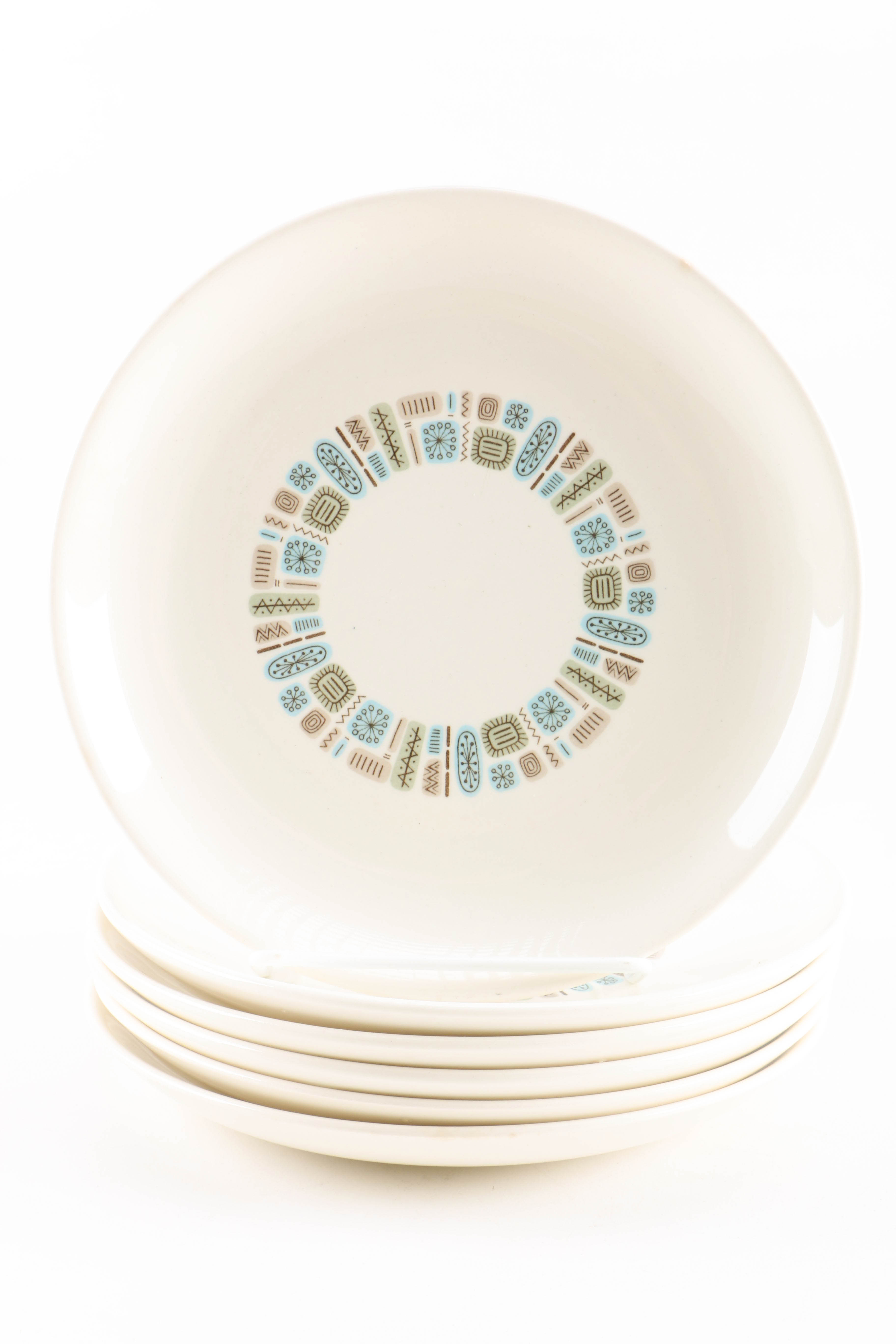 Mid Century Modern Canonsburg "Temporama" Dishes