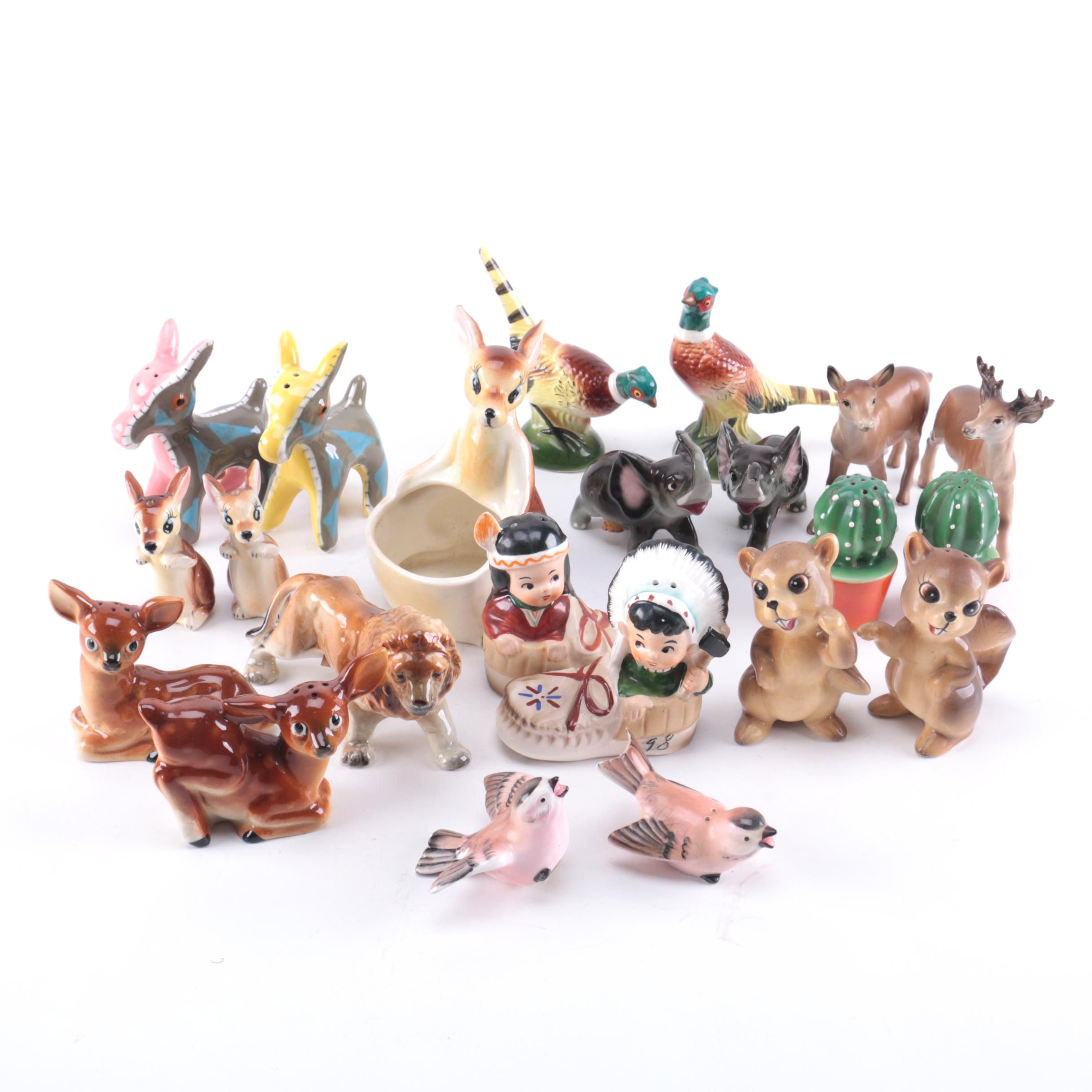 Assorted Animal Salt and Pepper Shakers
